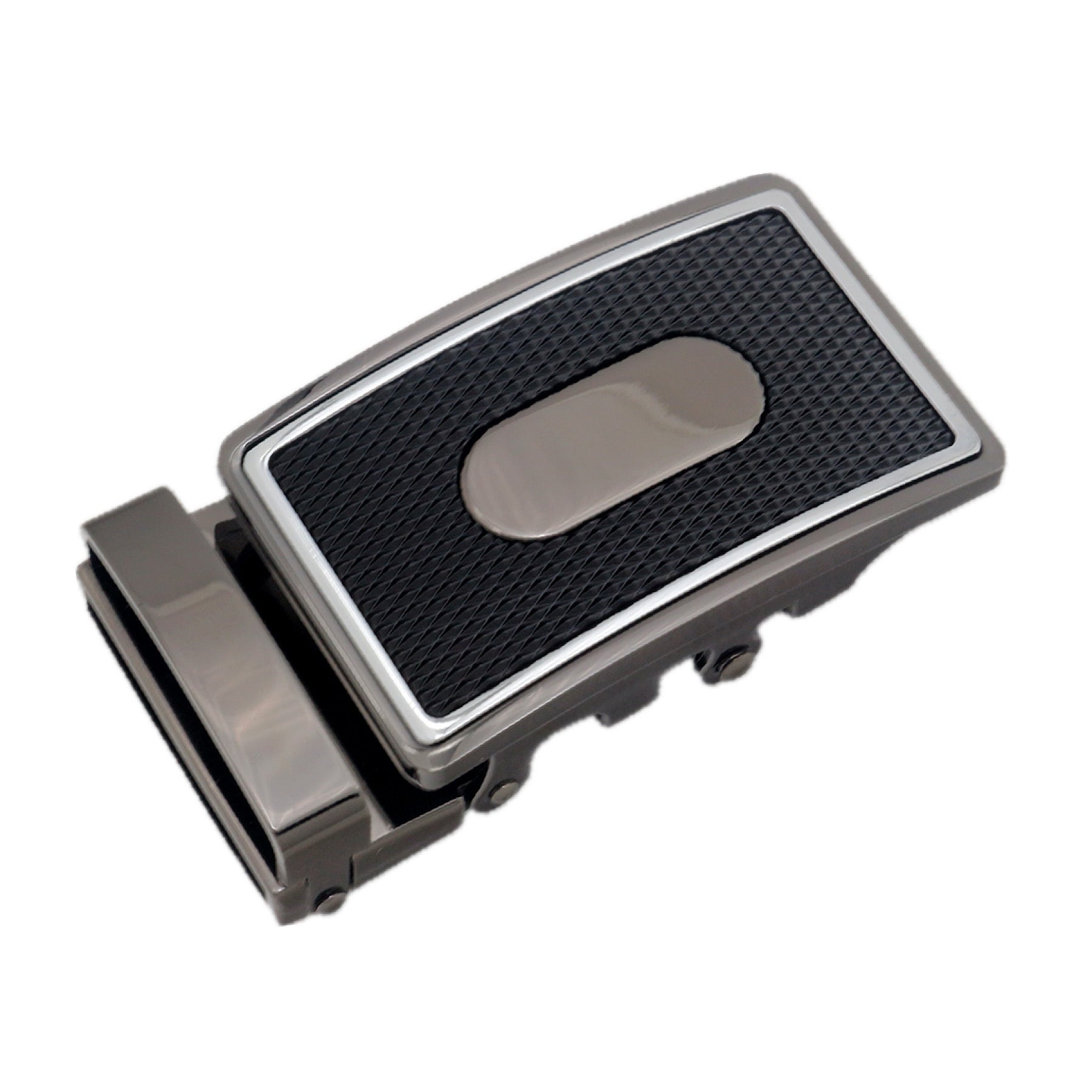 QHA Mens Automatic Sliding Belt Buckle Replacement for Ratchet Leather Belt A41