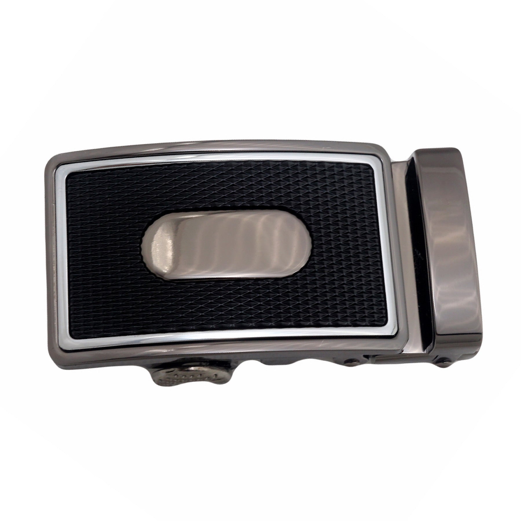 QHA Mens Automatic Sliding Belt Buckle Replacement for Ratchet Leather Belt A41