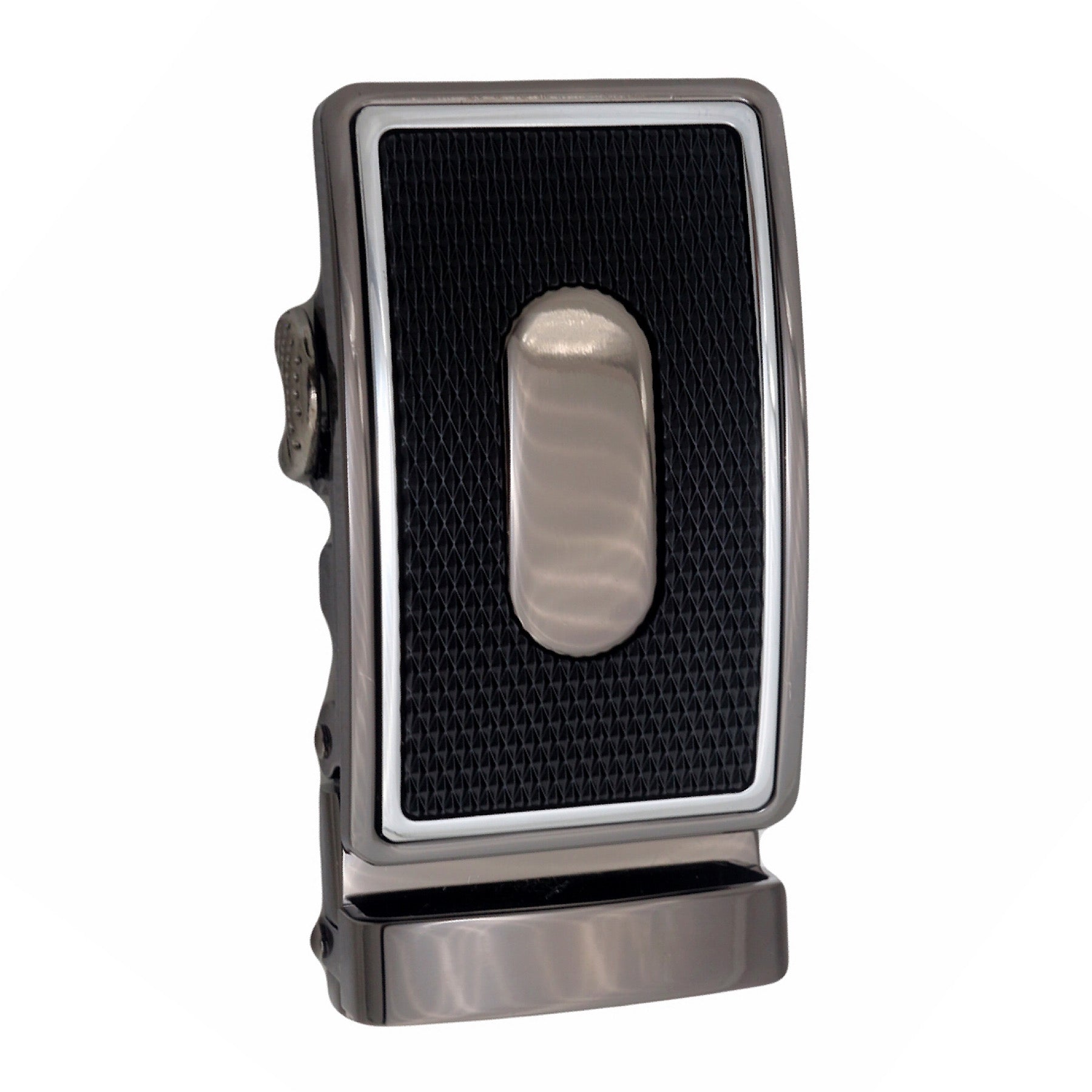 QHA Mens Automatic Sliding Belt Buckle Replacement for Ratchet Leather Belt A41