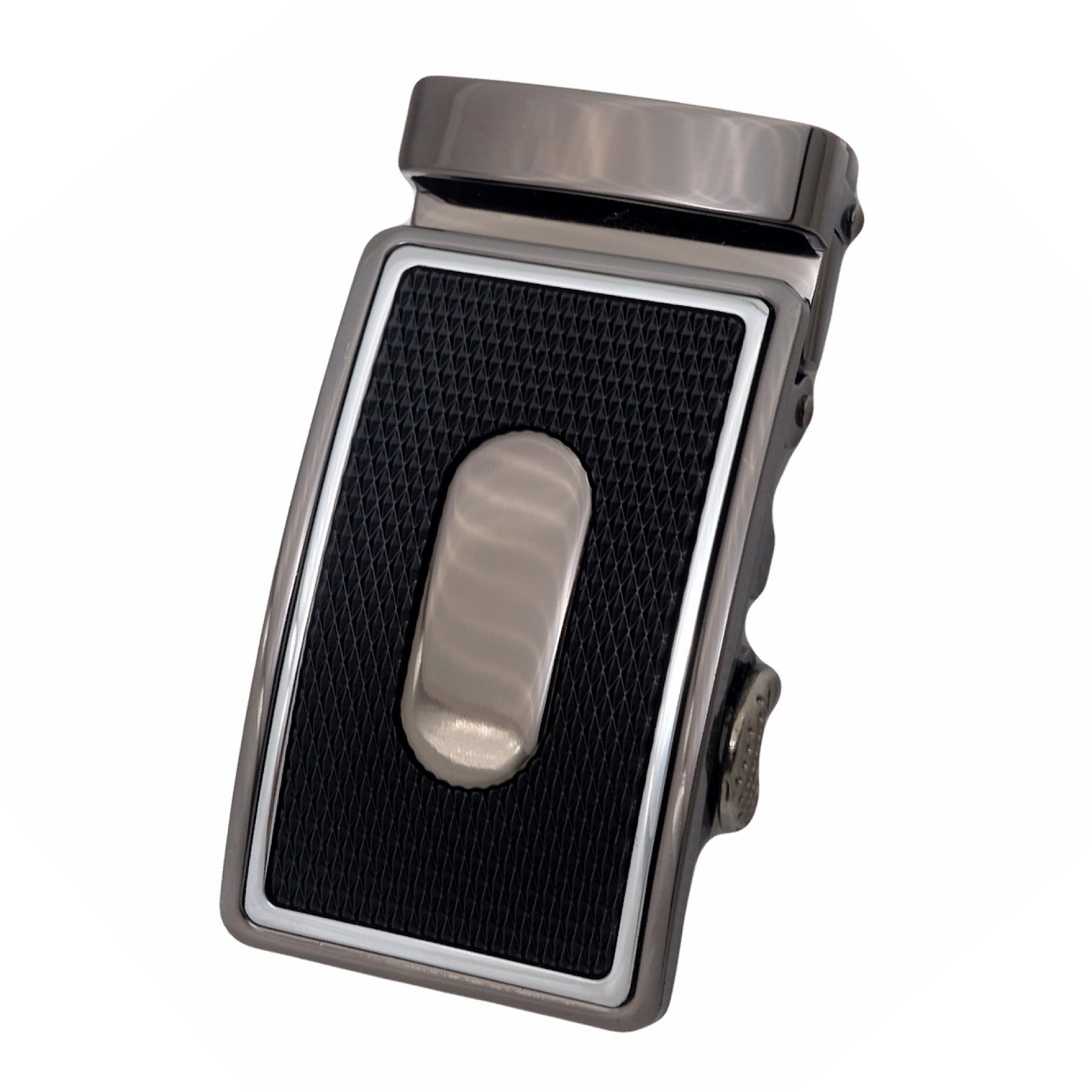 QHA Mens Automatic Sliding Belt Buckle Replacement for Ratchet Leather Belt A41