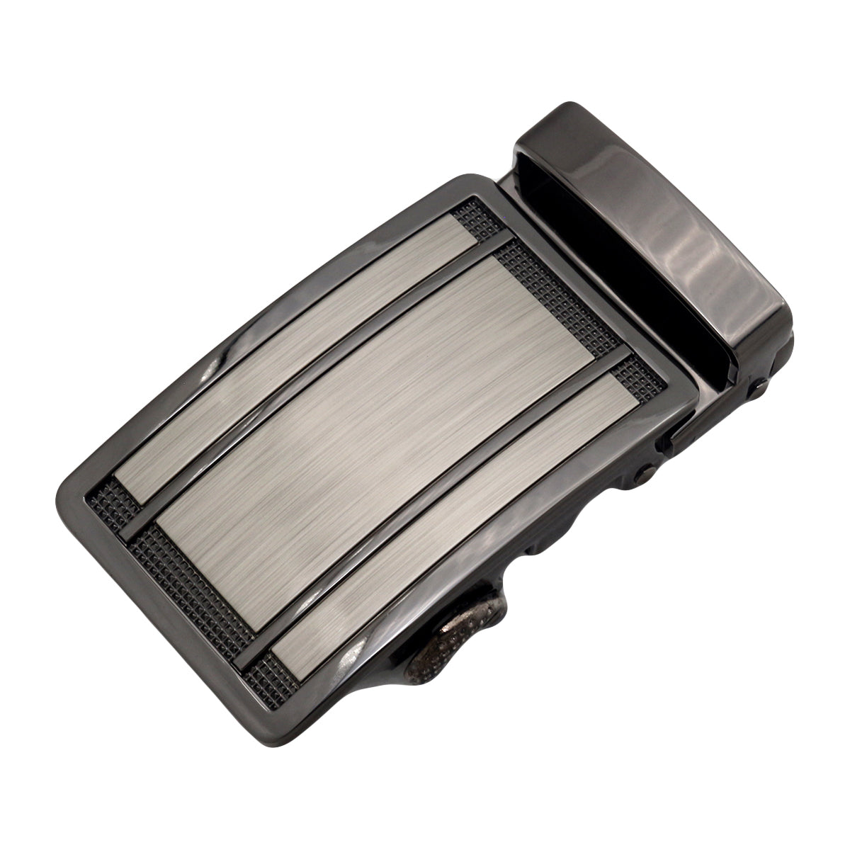 QHA Mens Automatic Sliding Belt Buckle Replacement for Ratchet Leather Belt A42