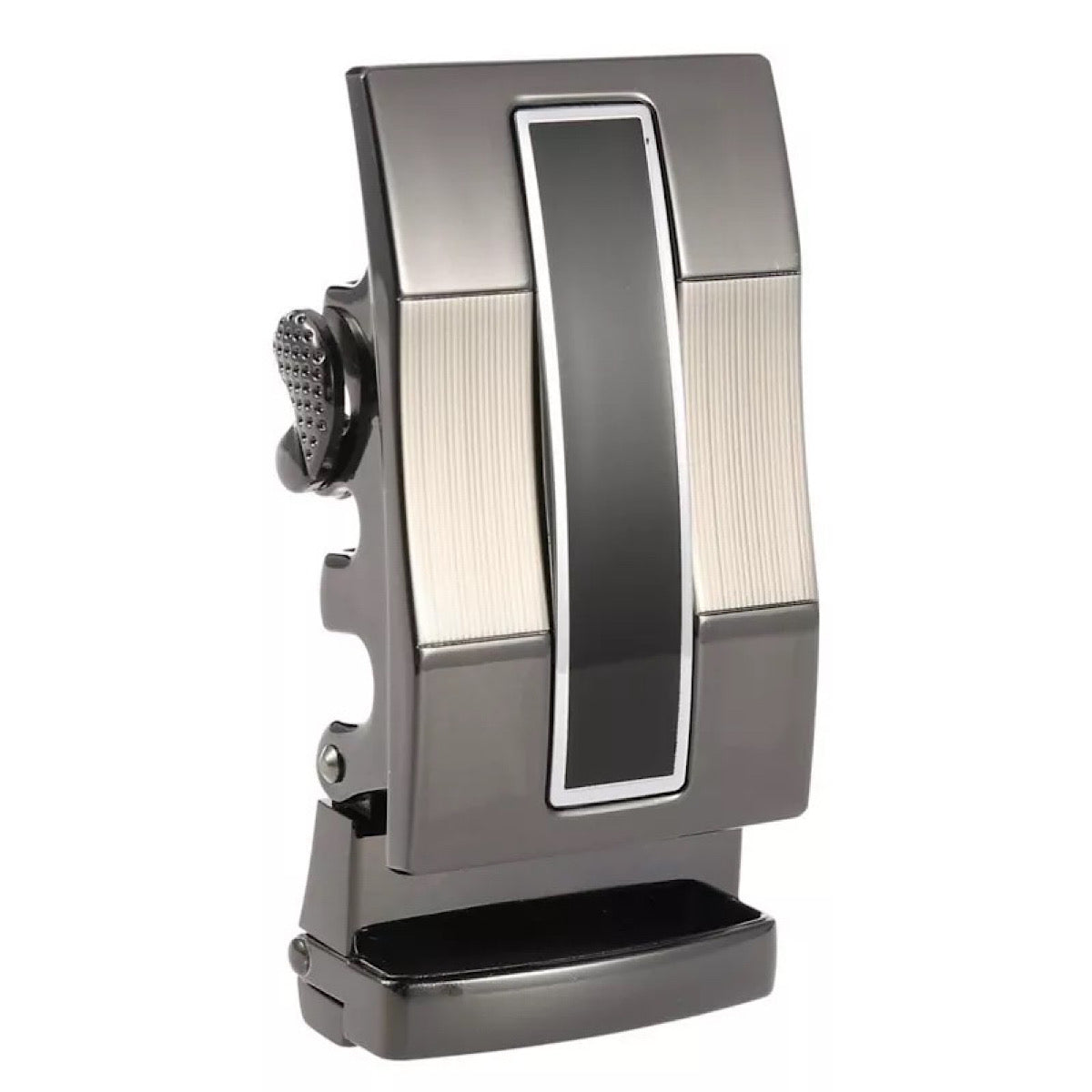 QHA Mens Automatic Sliding Belt Buckle Replacement for Ratchet Leather Belt A43