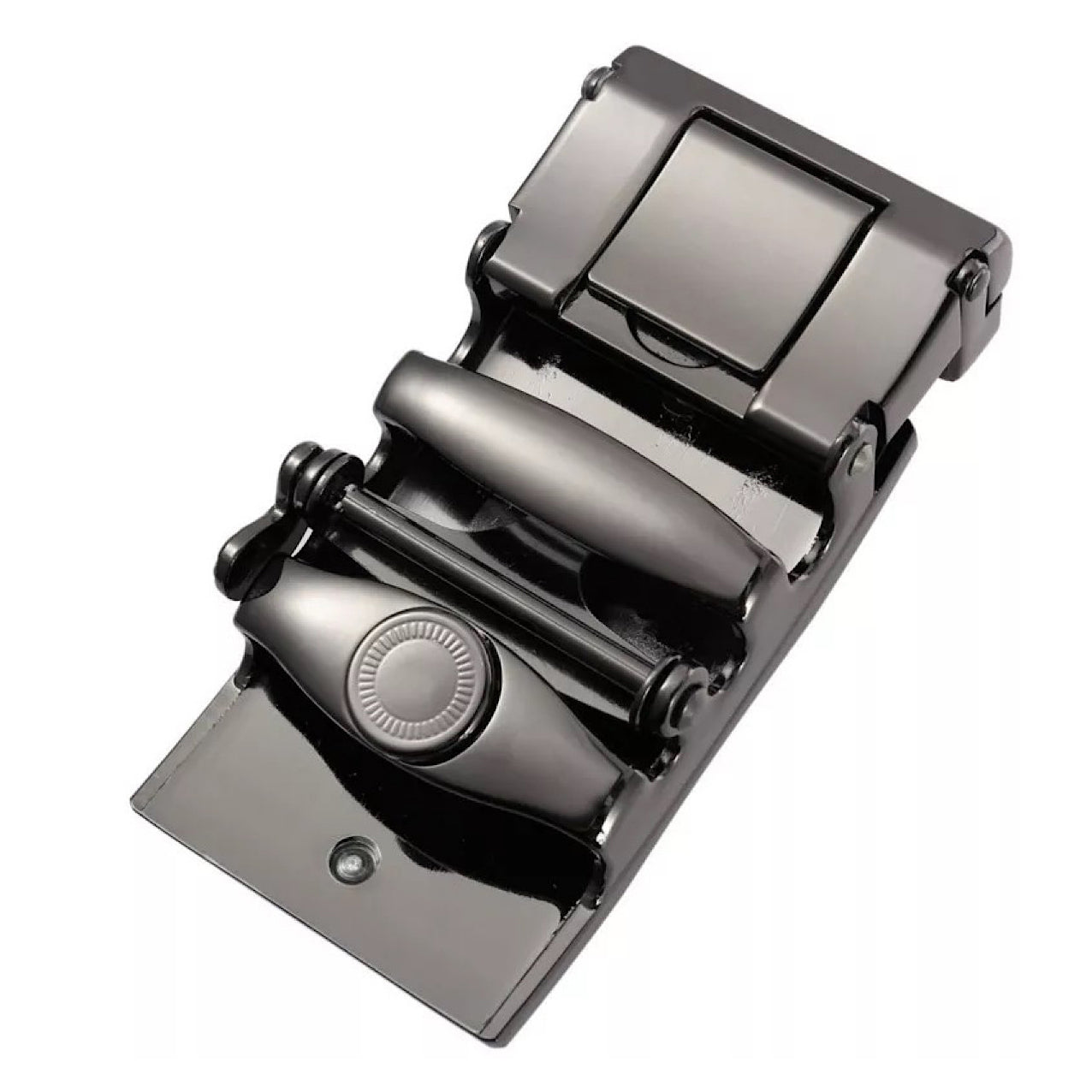 QHA Mens Automatic Sliding Belt Buckle Replacement for Ratchet Leather Belt A43