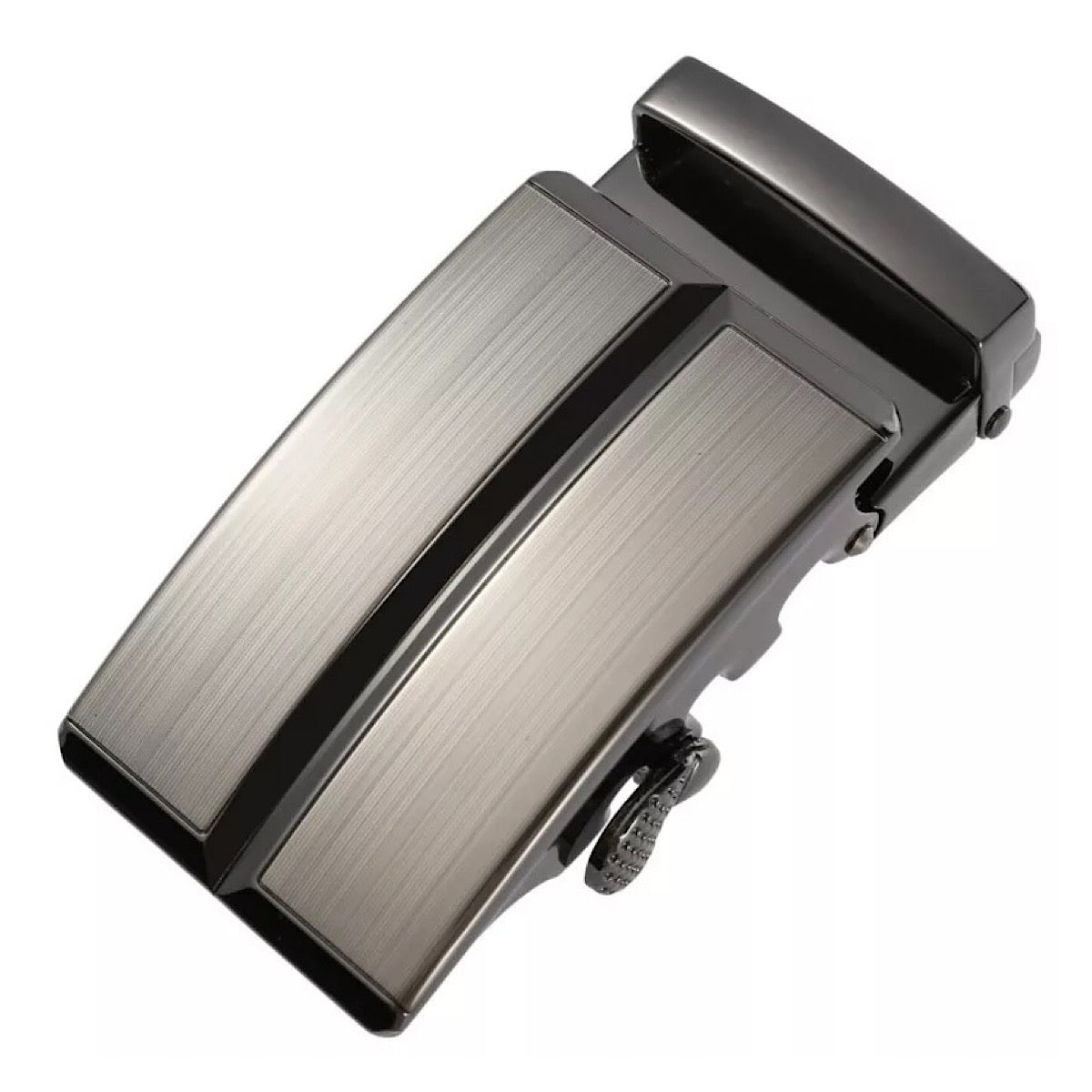 QHA Mens Automatic Sliding Belt Buckle Replacement for Ratchet Leather Belt A44