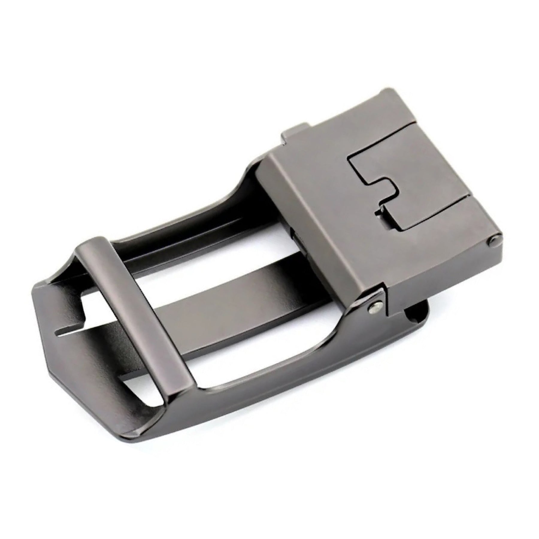 QHA Mens Automatic Sliding Belt Buckle Replacement for Ratchet Leather Belt A45