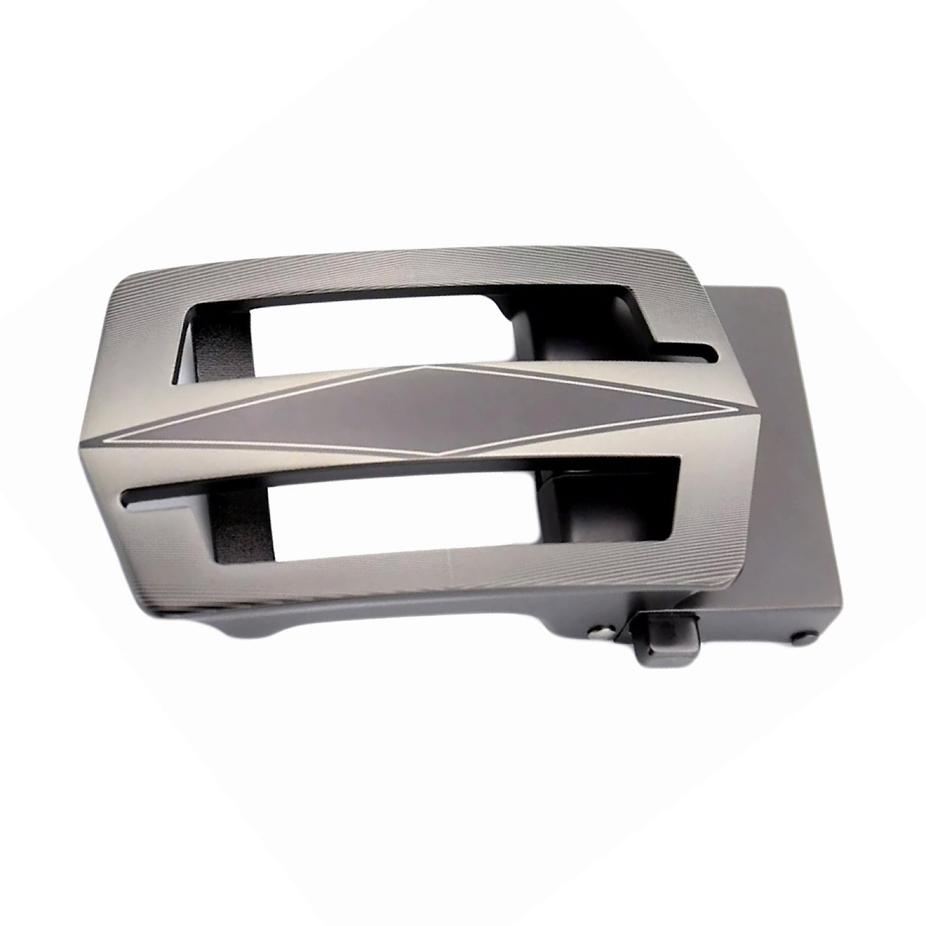 QHA Mens Automatic Sliding Belt Buckle Replacement for Ratchet Leather Belt A45