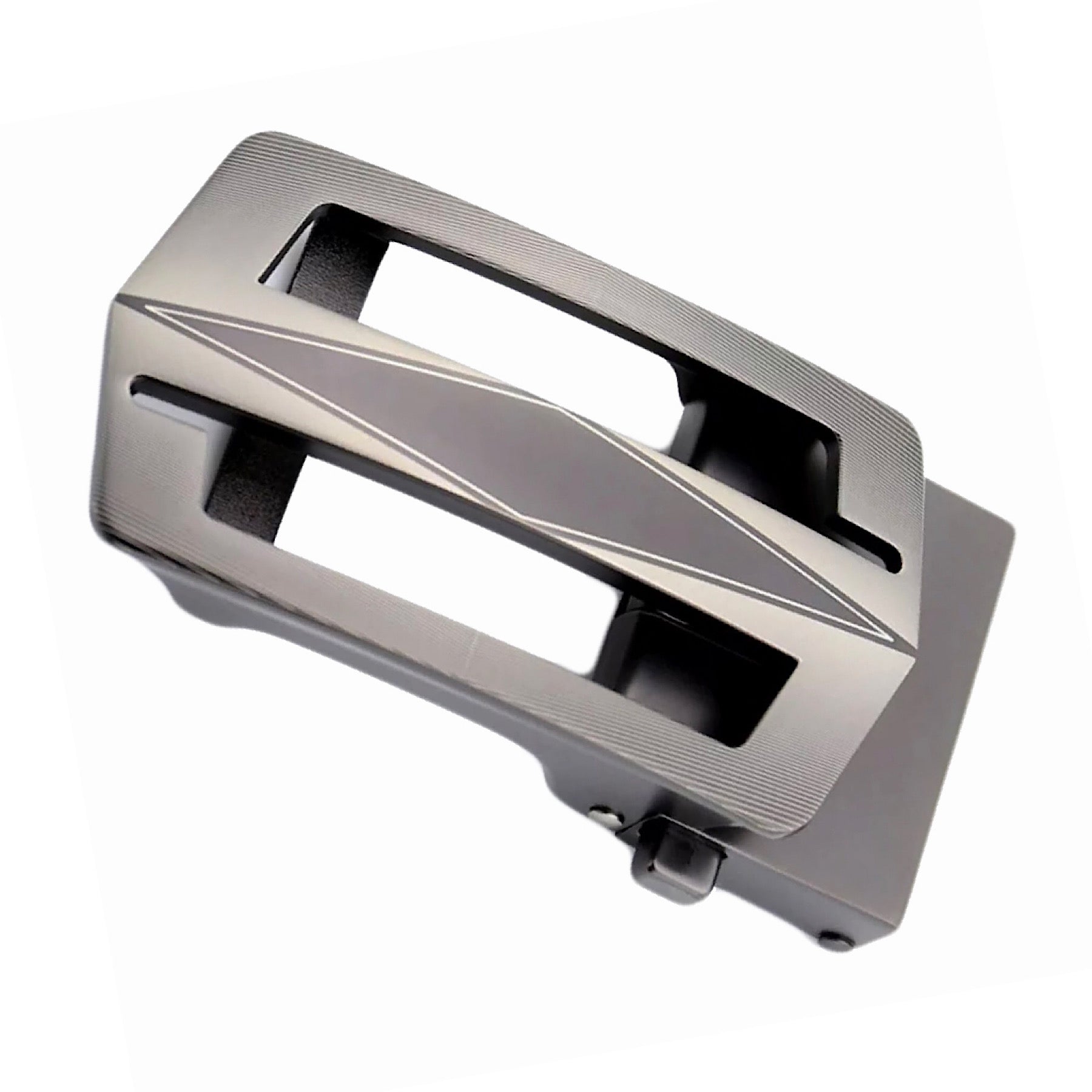 QHA Mens Automatic Sliding Belt Buckle Replacement for Ratchet Leather Belt A45