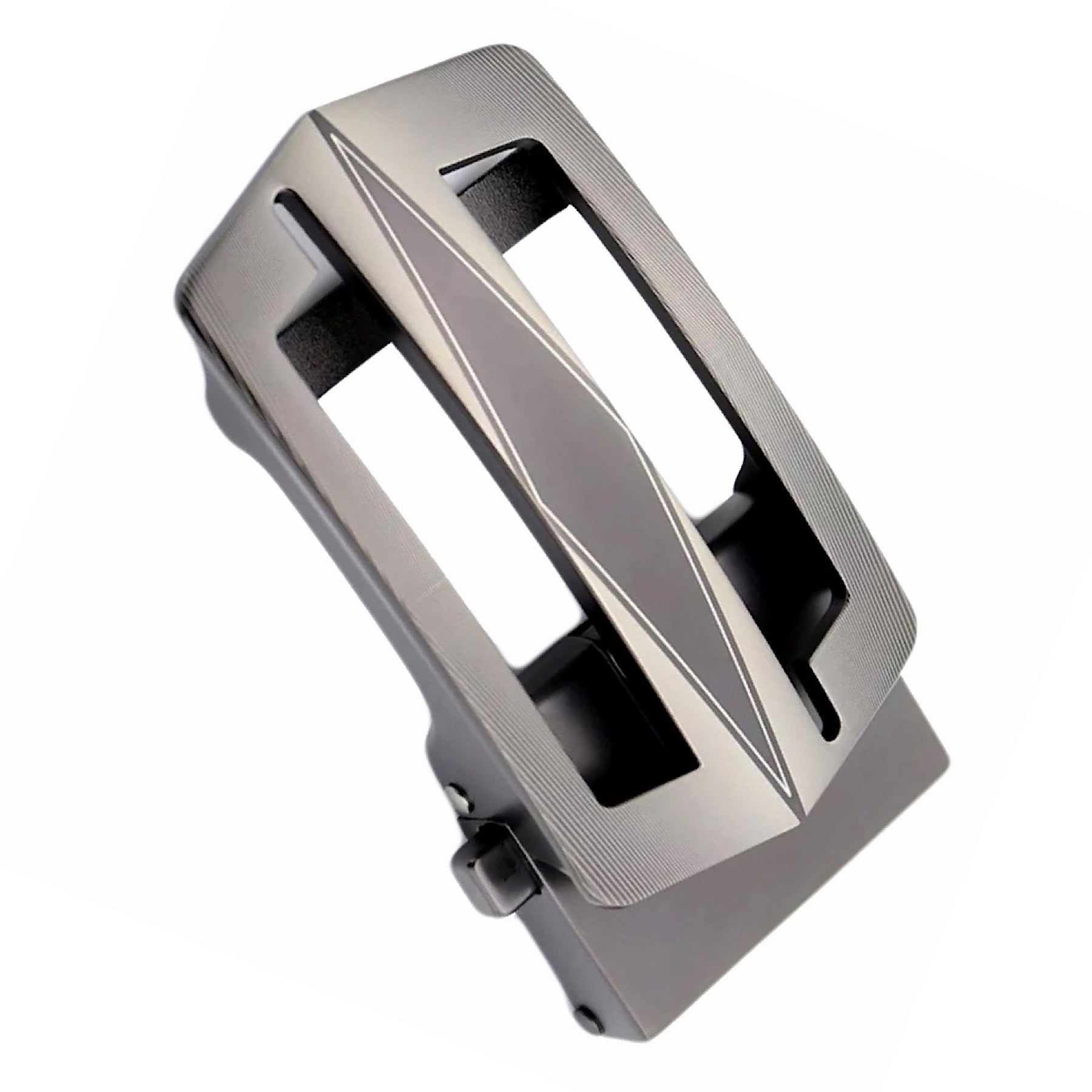 QHA Mens Automatic Sliding Belt Buckle Replacement for Ratchet Leather Belt A45