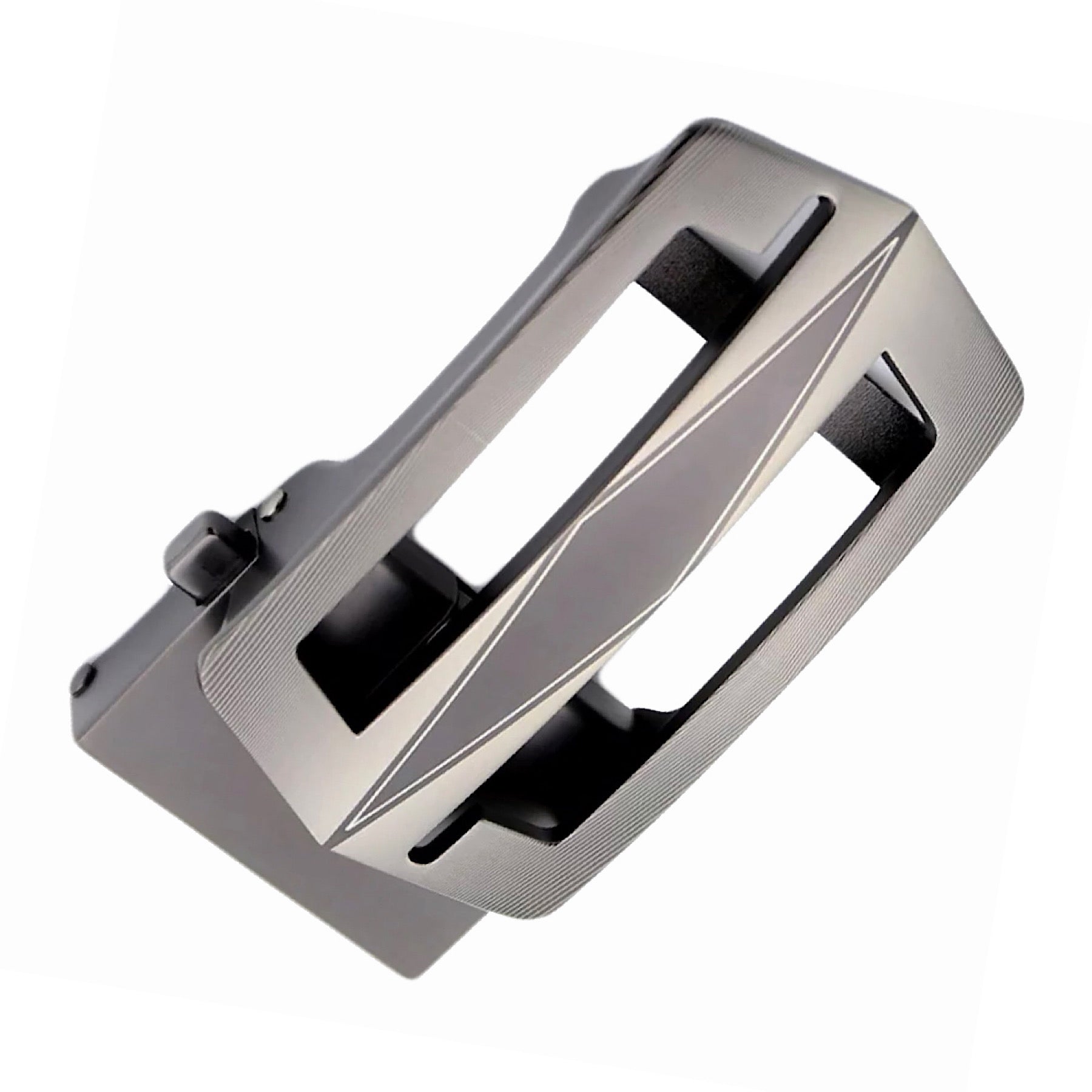 QHA Mens Automatic Sliding Belt Buckle Replacement for Ratchet Leather Belt A45