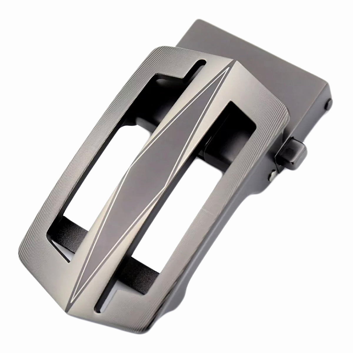 QHA Mens Automatic Sliding Belt Buckle Replacement for Ratchet Leather Belt A45