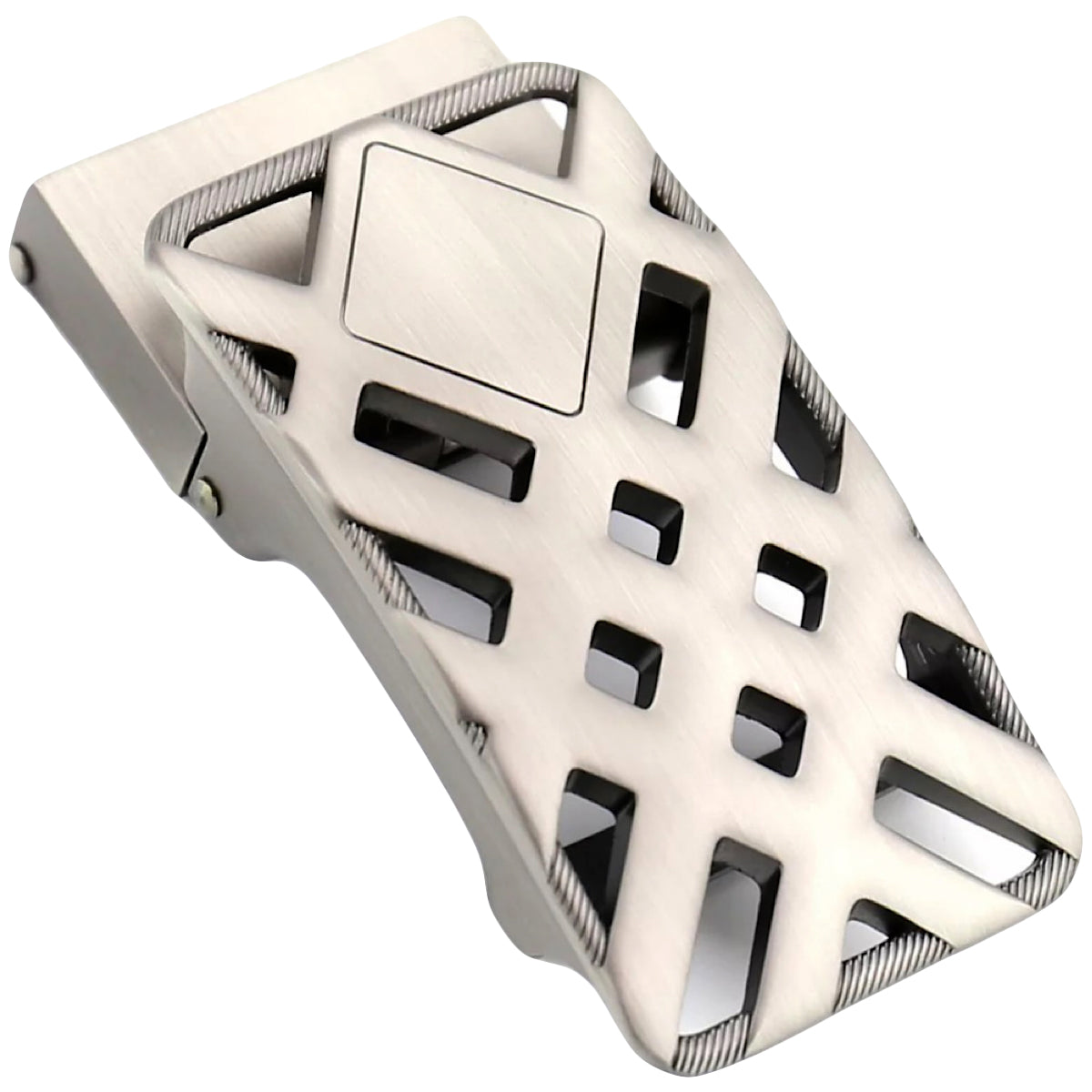 QHA Mens Automatic Sliding Belt Buckle Replacement for Ratchet Leather Belt A46