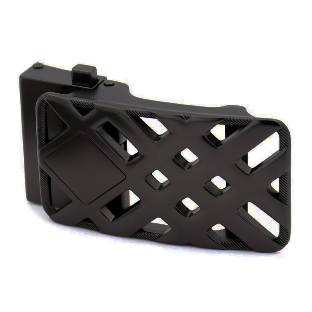 QHA Mens Automatic Sliding Belt Buckle Replacement for Ratchet Leather Belt A47