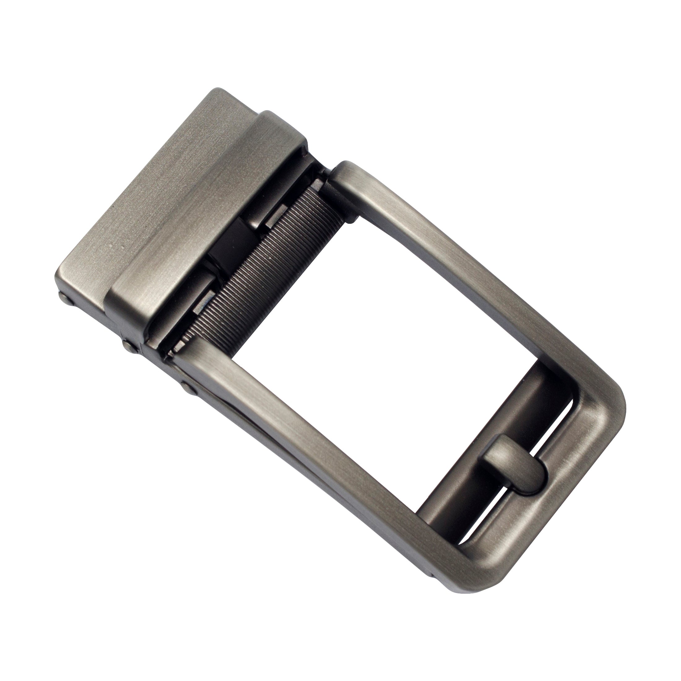 QHA Mens Automatic Sliding Belt Buckle Replacement for Ratchet Leather Belt A49