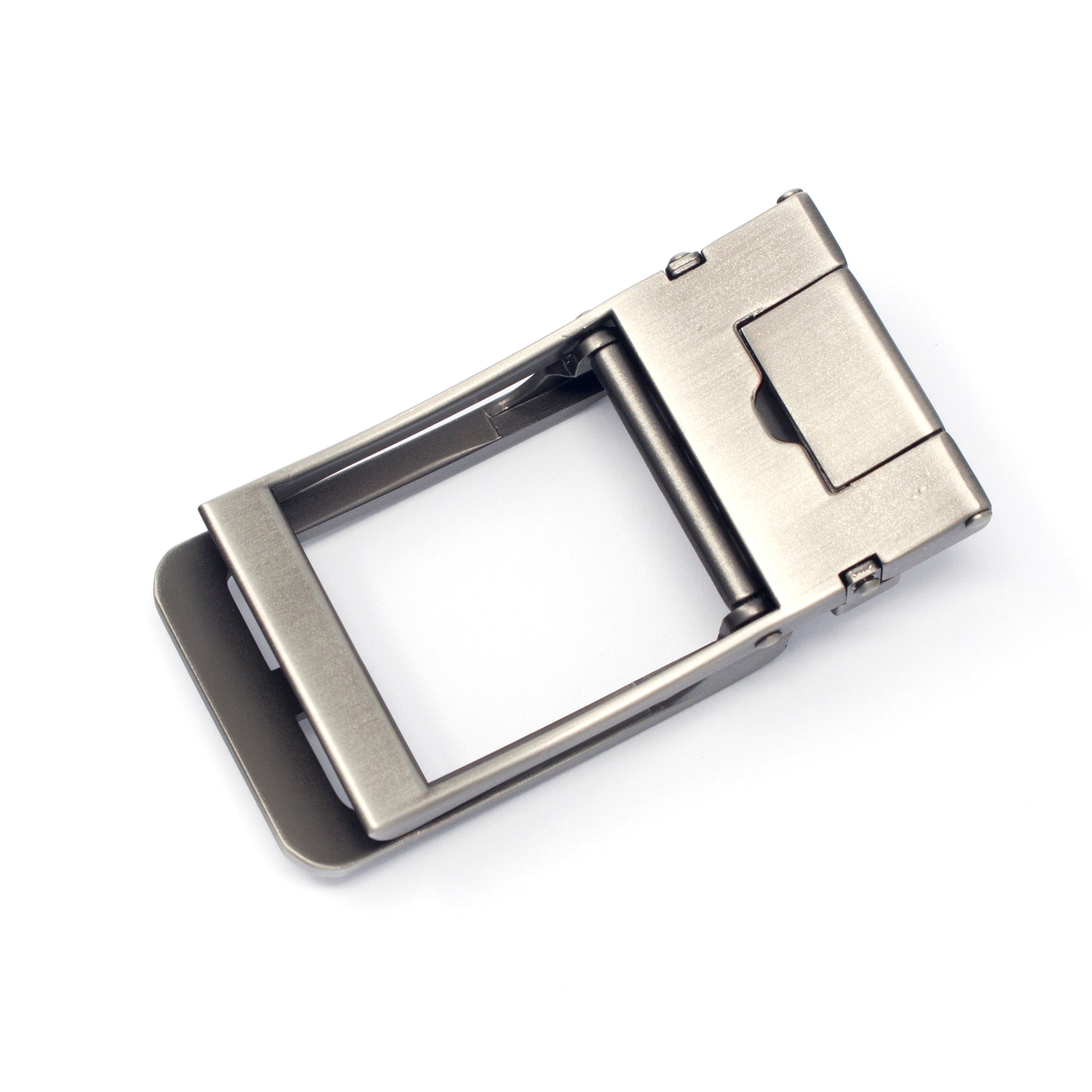 QHA Mens Automatic Sliding Belt Buckle Replacement for Ratchet Leather Belt A49