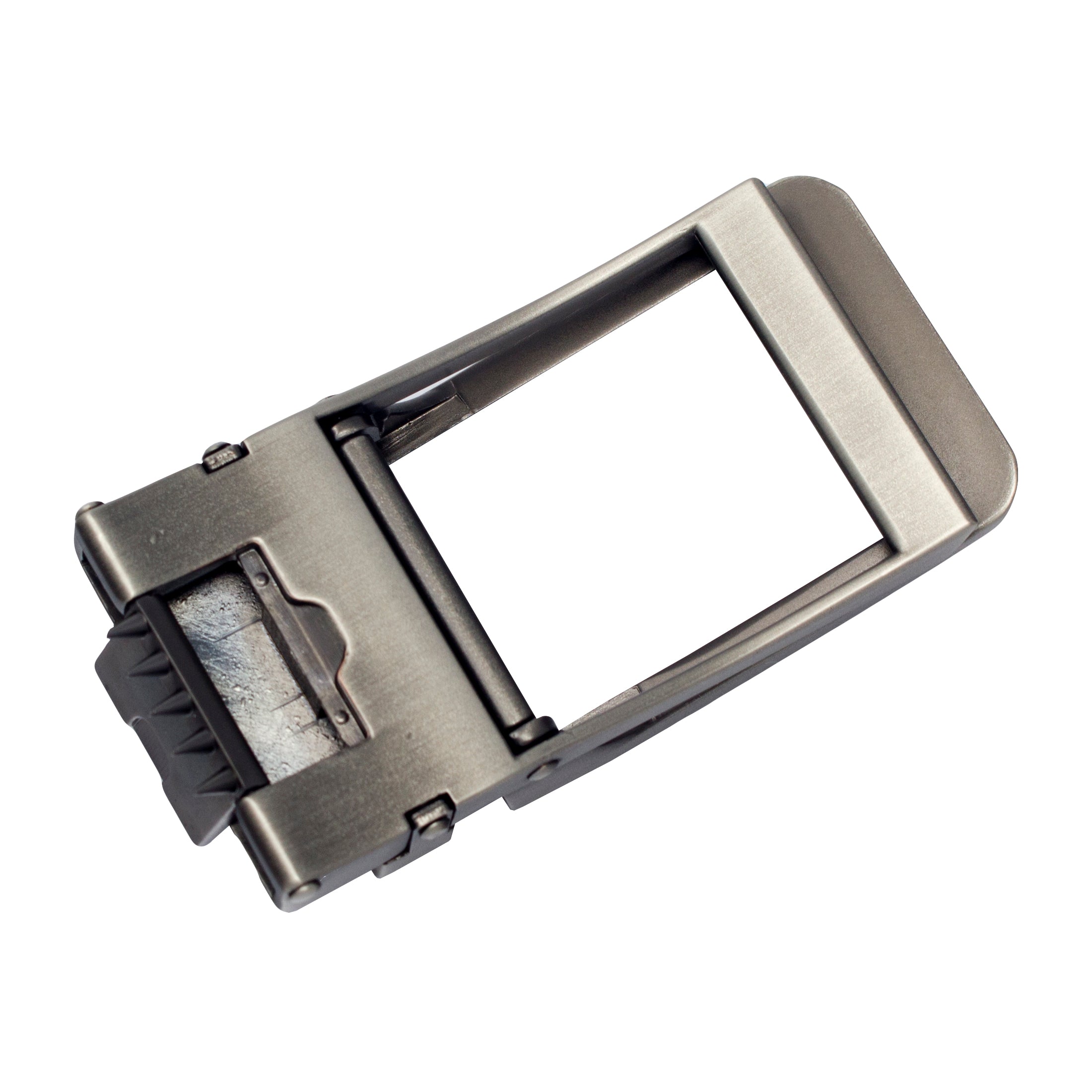 QHA Mens Automatic Sliding Belt Buckle Replacement for Ratchet Leather Belt A49