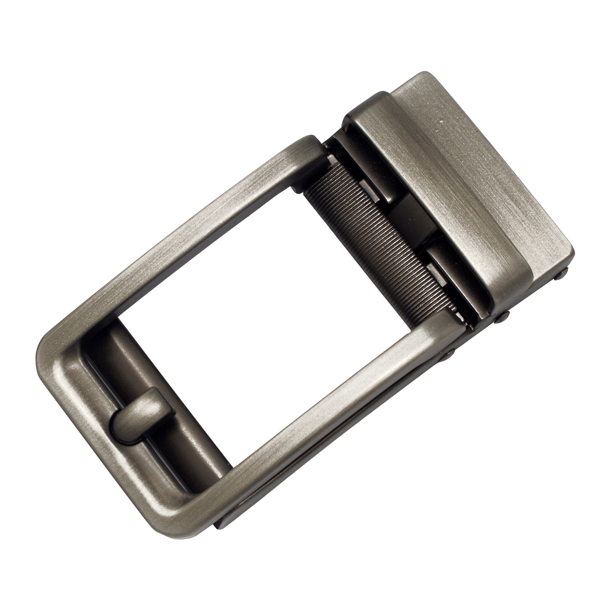 QHA Mens Automatic Sliding Belt Buckle Replacement for Ratchet Leather Belt A49