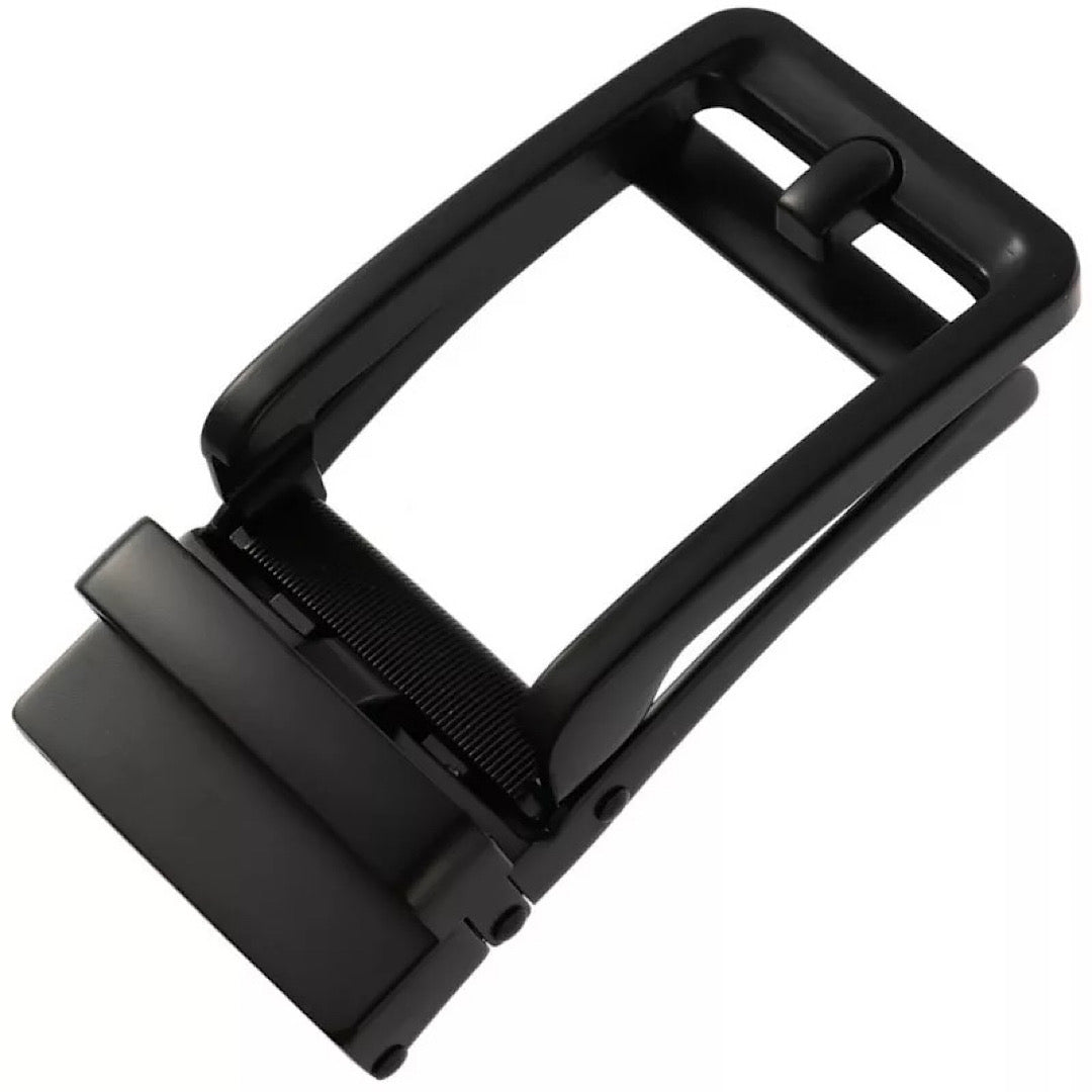 QHA Mens Automatic Sliding Belt Buckle Replacement for Ratchet Leather Belt A50