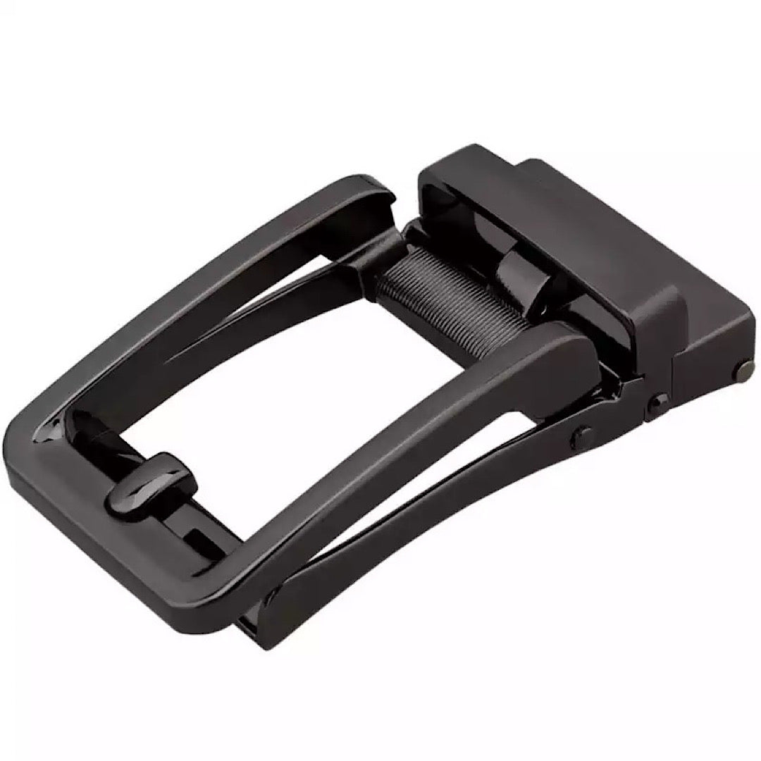 QHA Mens Automatic Sliding Belt Buckle Replacement for Ratchet Leather Belt A50