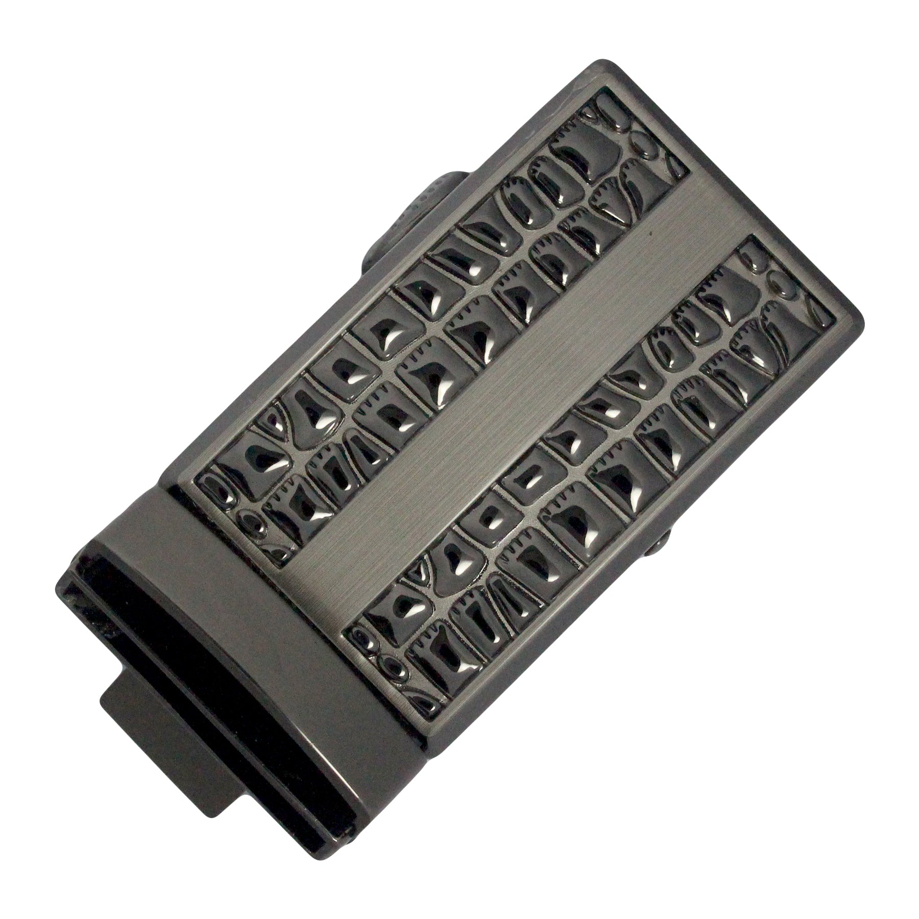 QHA Mens Automatic Sliding Belt Buckle Replacement for Ratchet Leather Belt A54