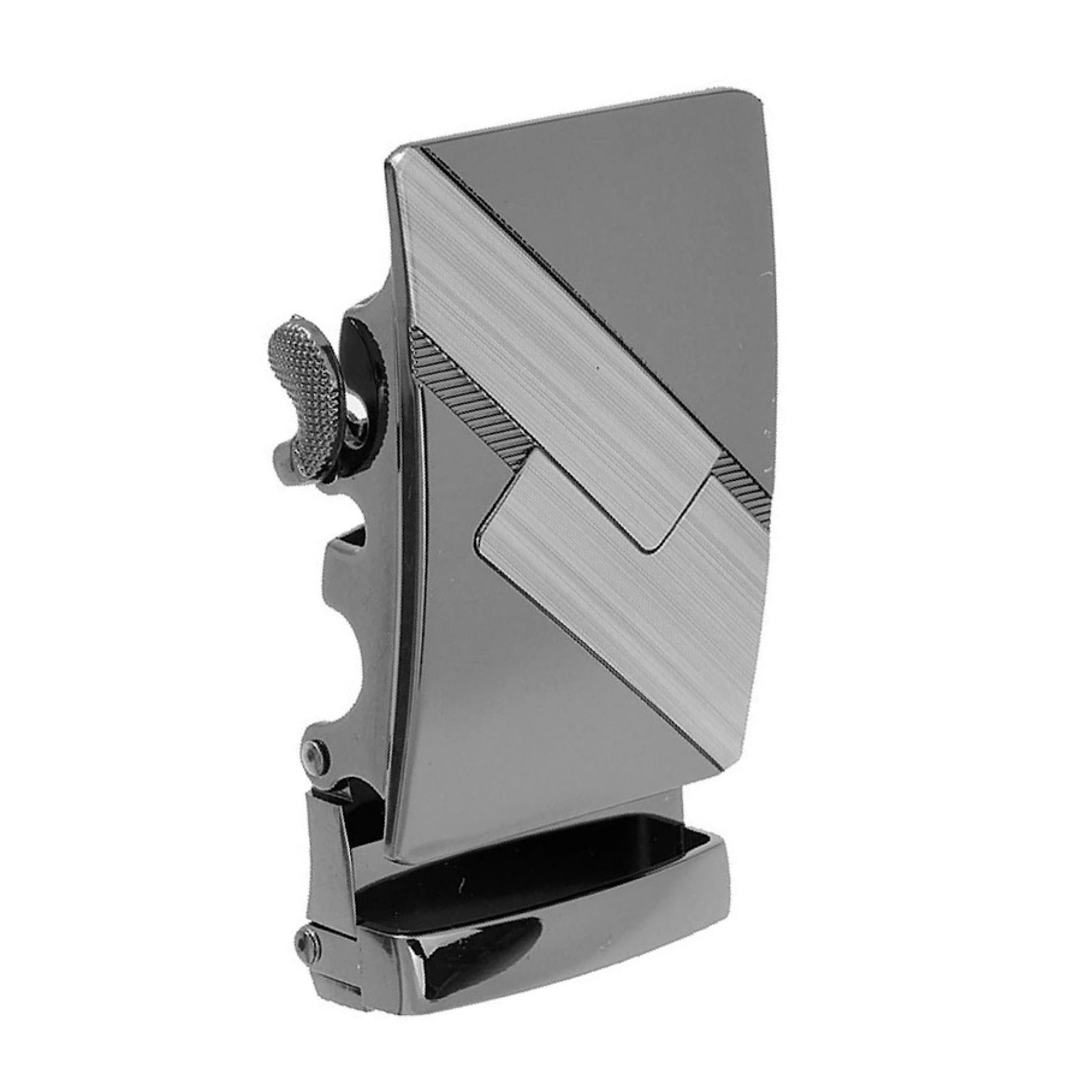 QHA Mens Automatic Sliding Belt Buckle Replacement for Ratchet Leather Belt A56