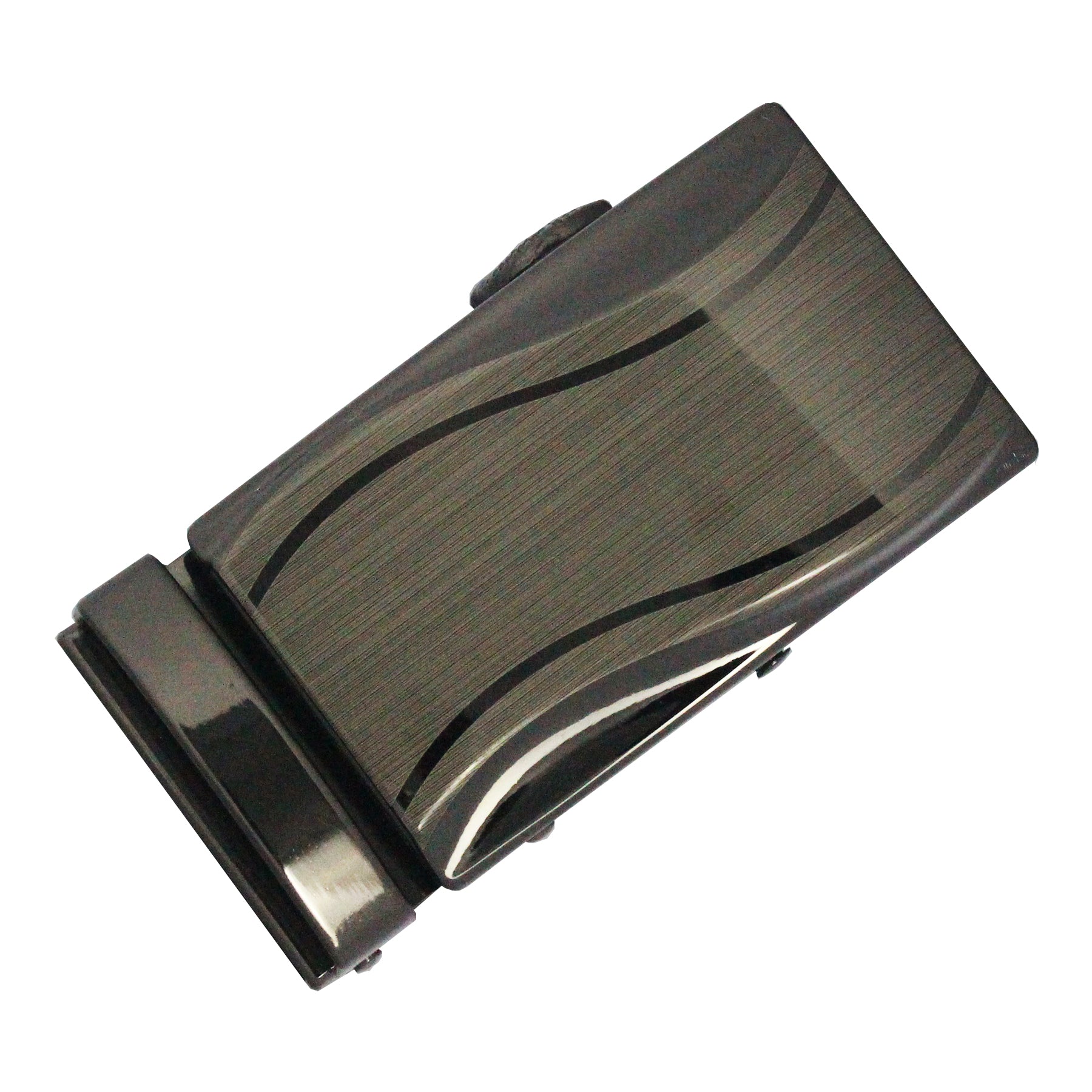 QHA Mens Automatic Sliding Belt Buckle Replacement for Ratchet Leather Belt A58