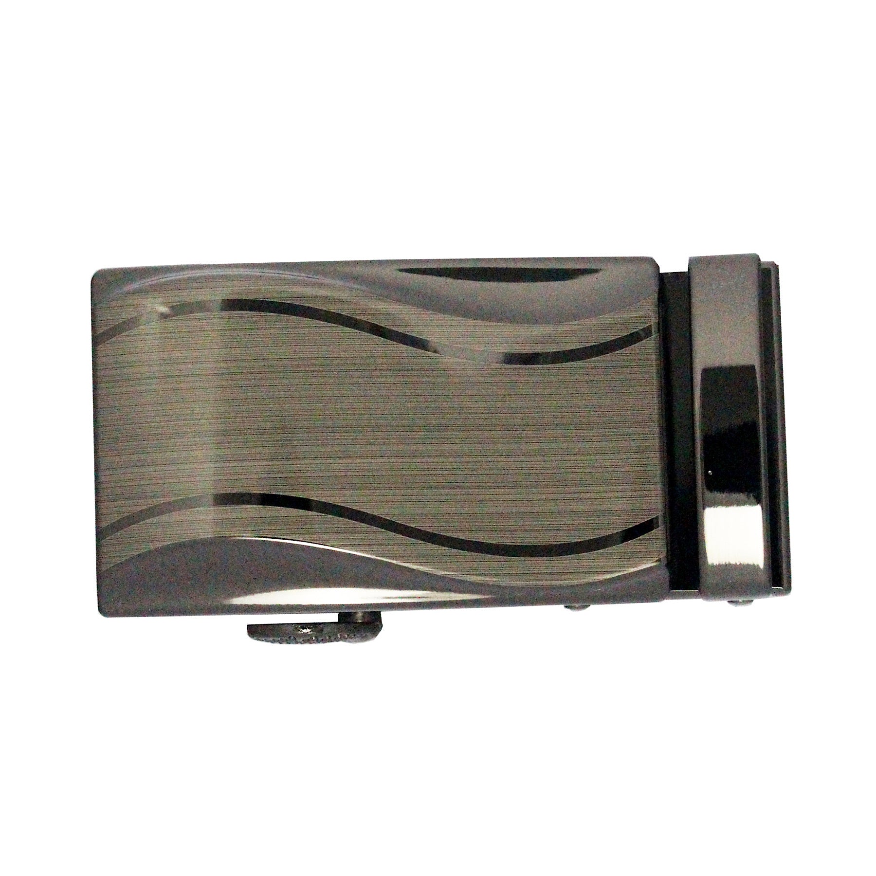 QHA Mens Automatic Sliding Belt Buckle Replacement for Ratchet Leather Belt A58