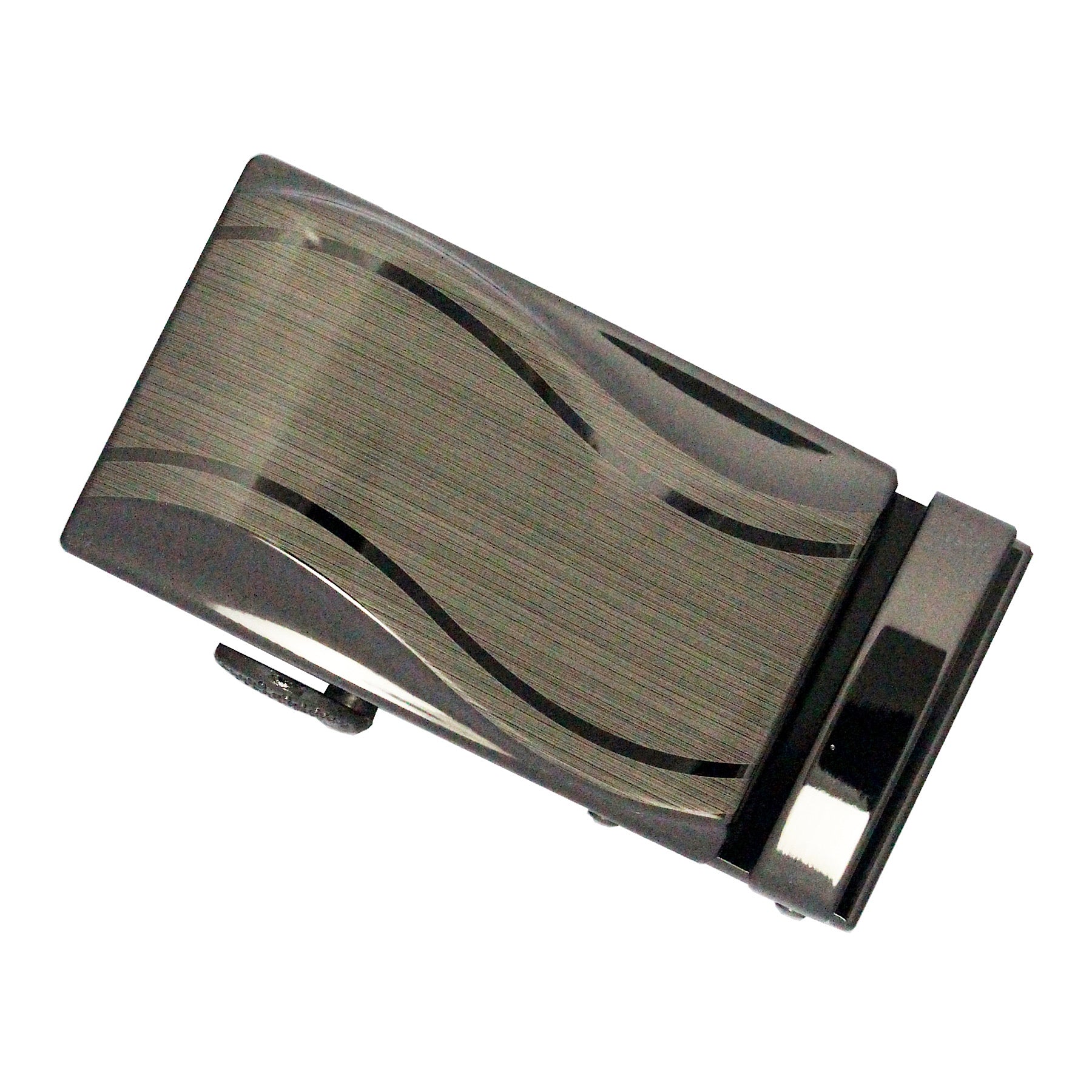 QHA Mens Automatic Sliding Belt Buckle Replacement for Ratchet Leather Belt A58