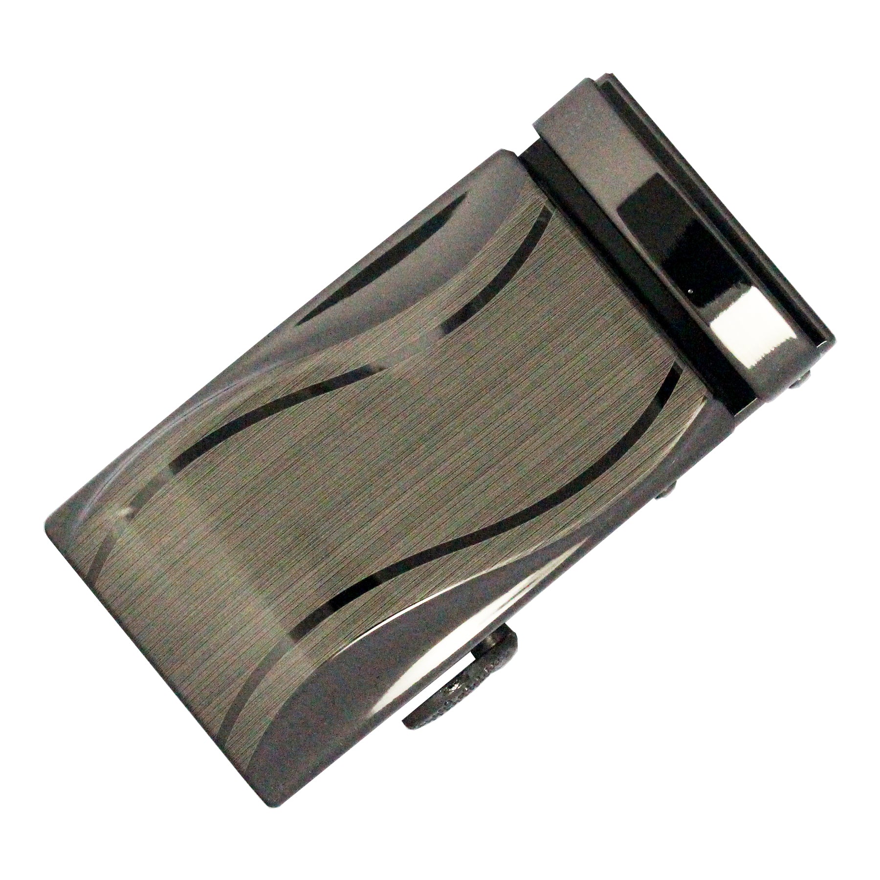 QHA Mens Automatic Sliding Belt Buckle Replacement for Ratchet Leather Belt A58