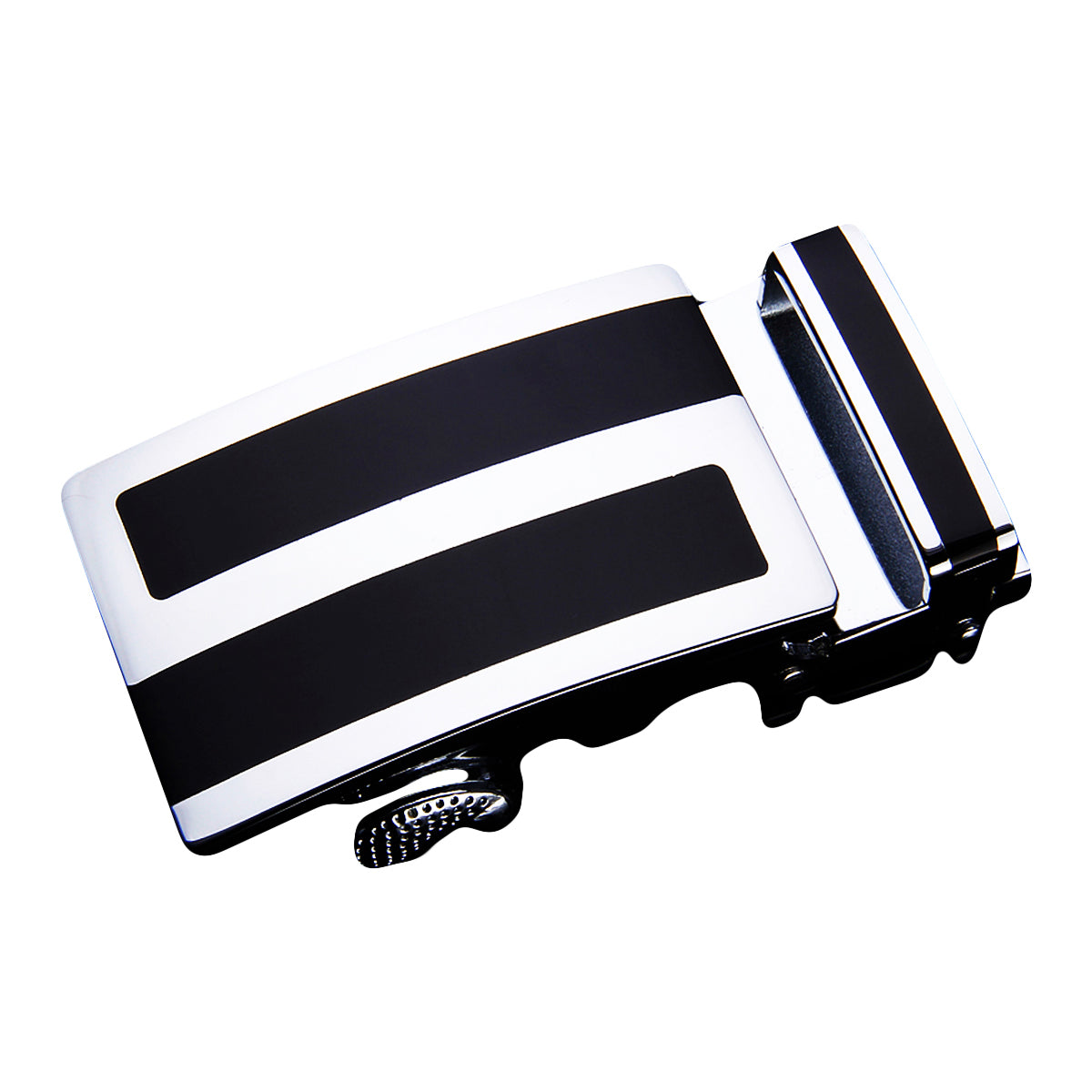 QHA Mens Automatic Sliding Belt Buckle Replacement for Ratchet Leather Belt A60