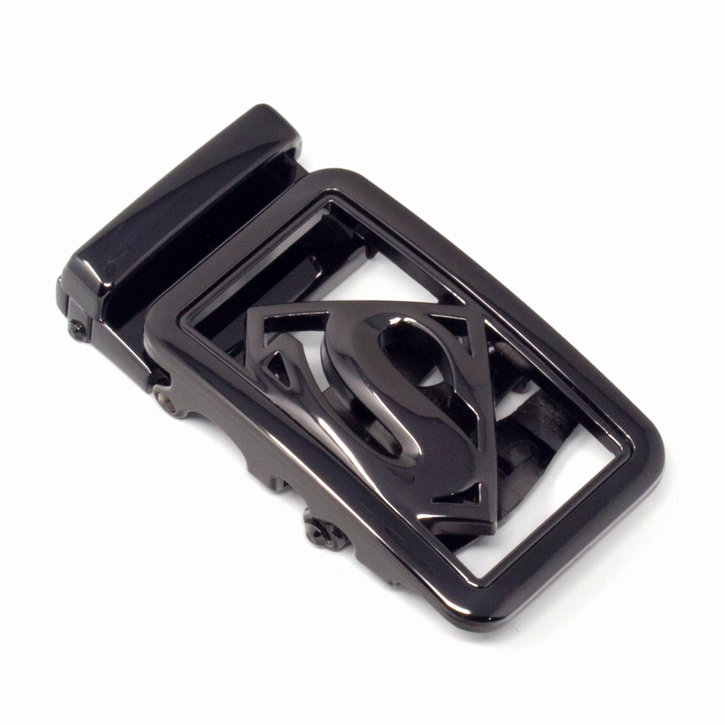 QHA Mens Automatic Sliding Belt Buckle Replacement for Ratchet Leather Belt A63