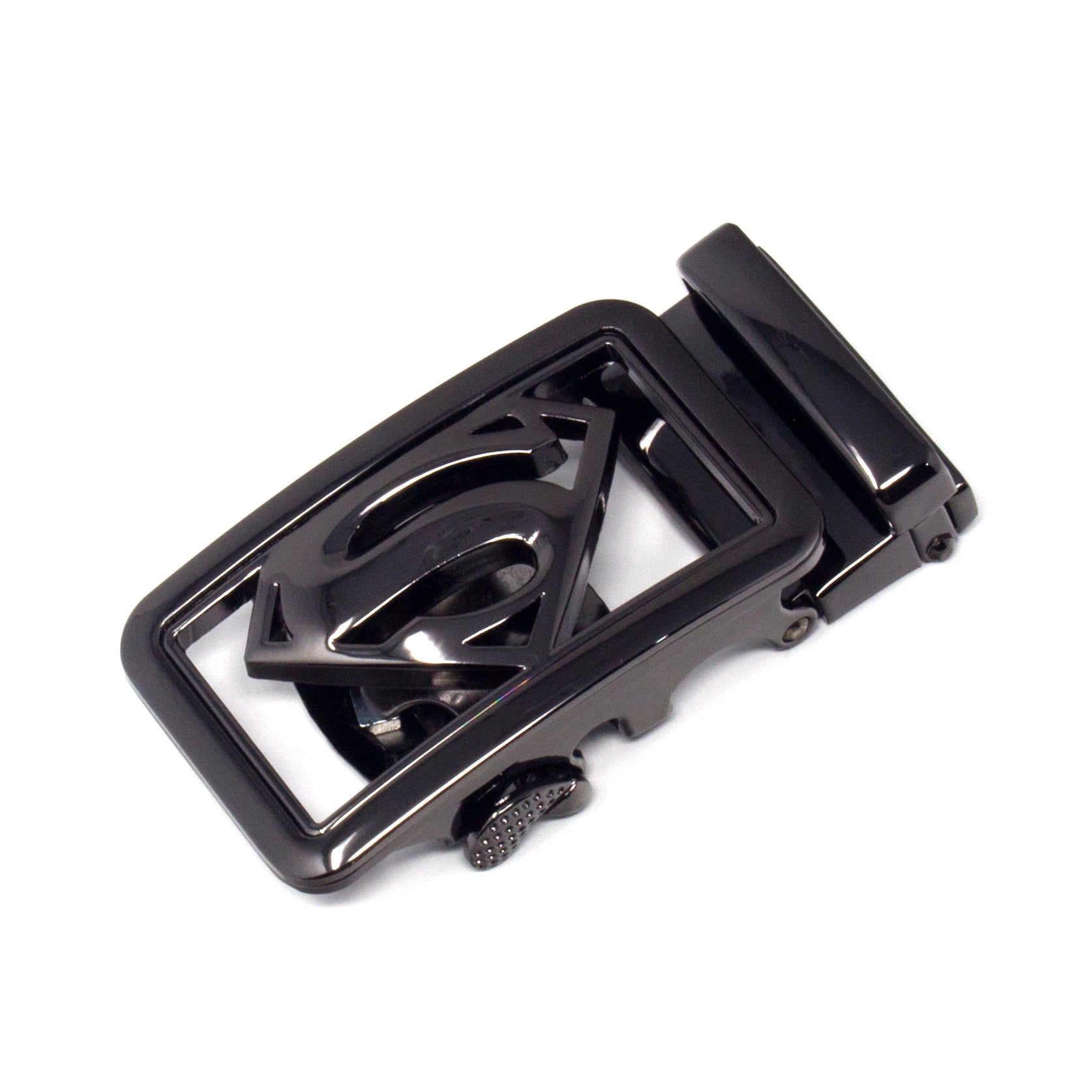 QHA Mens Automatic Sliding Belt Buckle Replacement for Ratchet Leather Belt A63