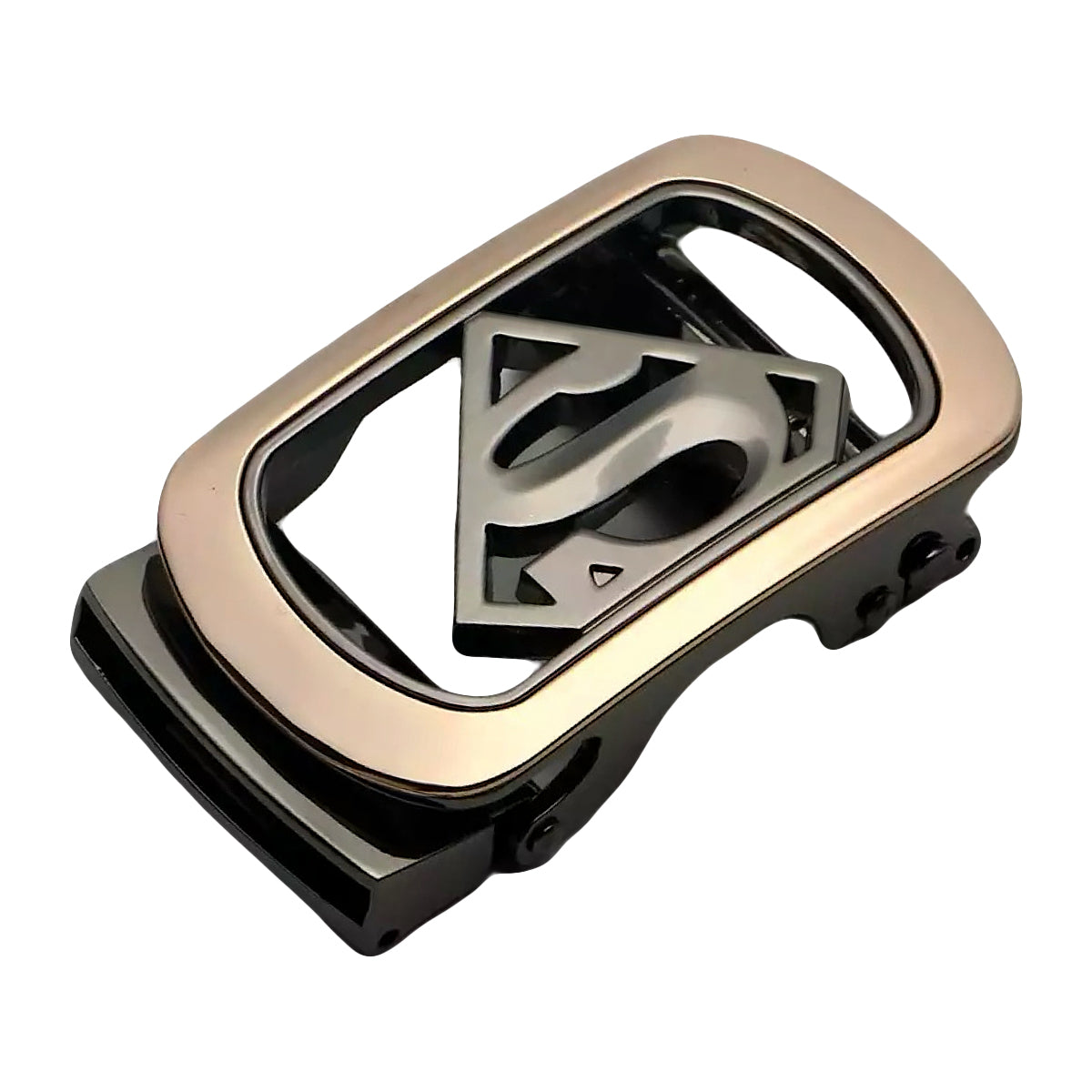 QHA Mens Automatic Sliding Belt Buckle Replacement for Ratchet Leather Belt A69