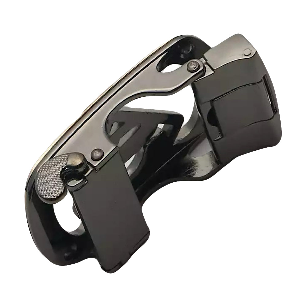 QHA Mens Automatic Sliding Belt Buckle Replacement for Ratchet Leather Belt A65