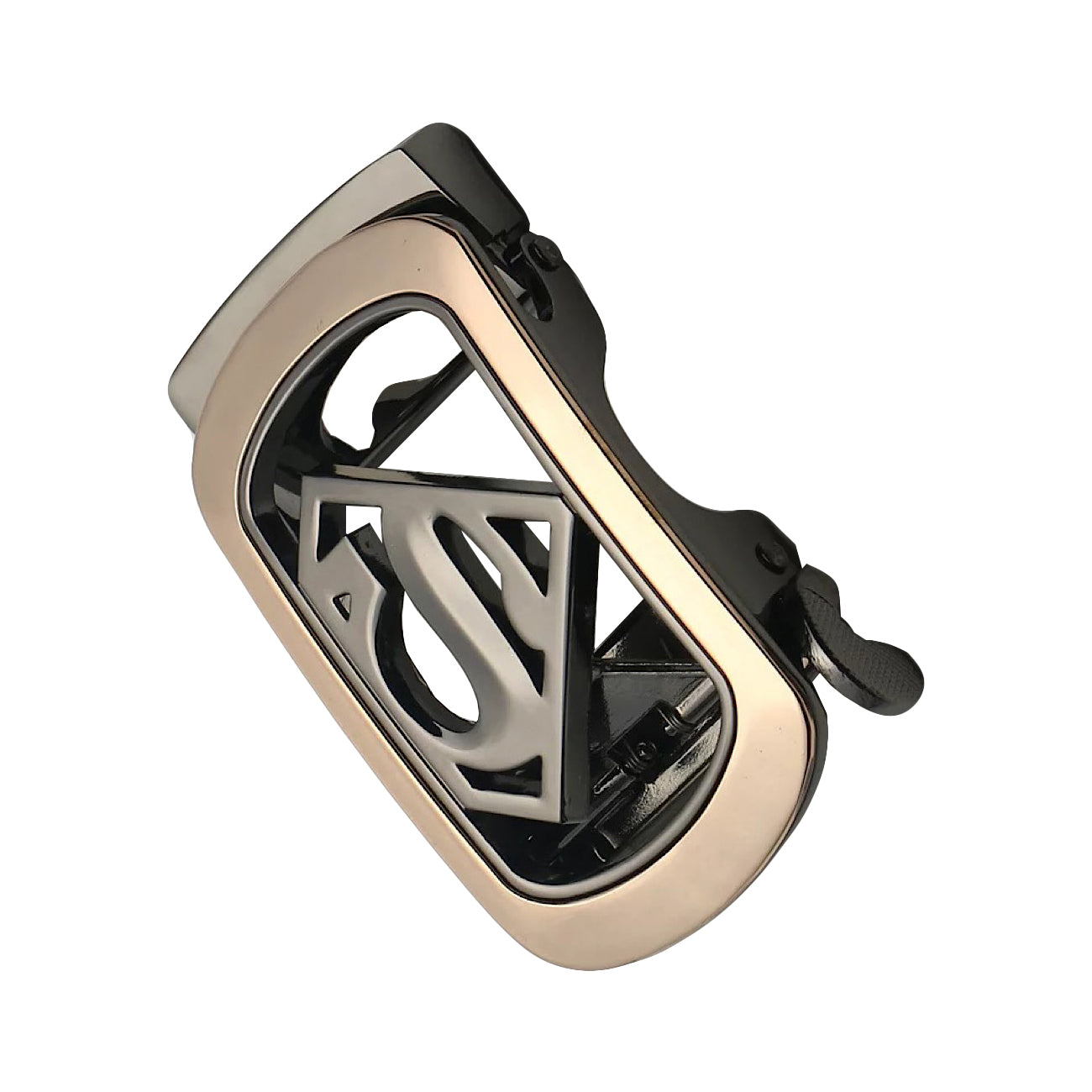 QHA Mens Automatic Sliding Belt Buckle Replacement for Ratchet Leather Belt A65