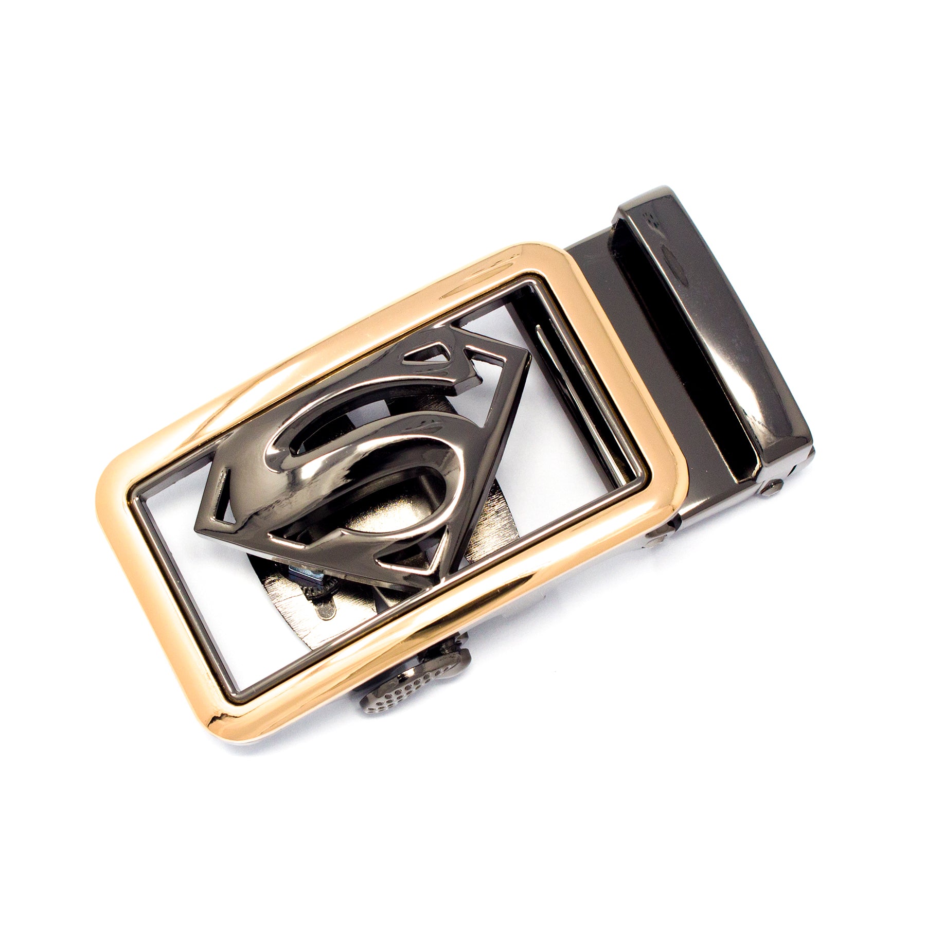 QHA Mens Automatic Sliding Belt Buckle Replacement for Ratchet Leather Belt A66