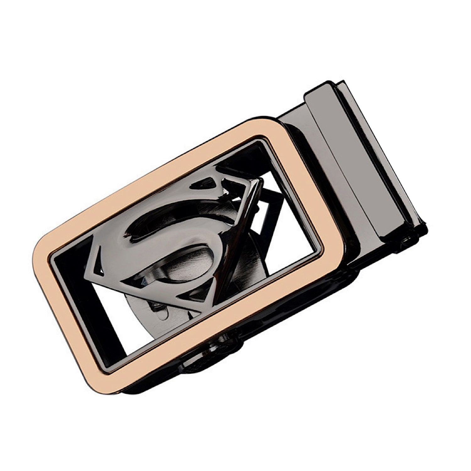 QHA Mens Automatic Sliding Belt Buckle Replacement for Ratchet Leather Belt A66