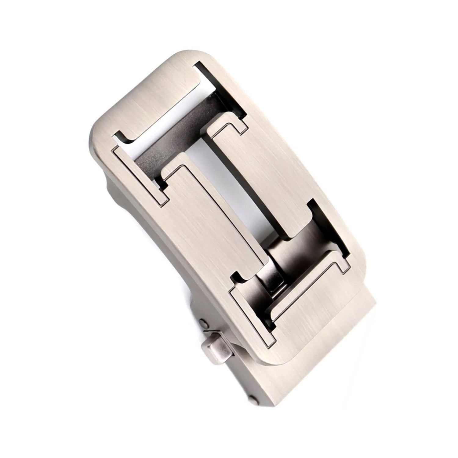 QHA Mens Automatic Sliding Belt Buckle Replacement for Ratchet Leather Belt A70