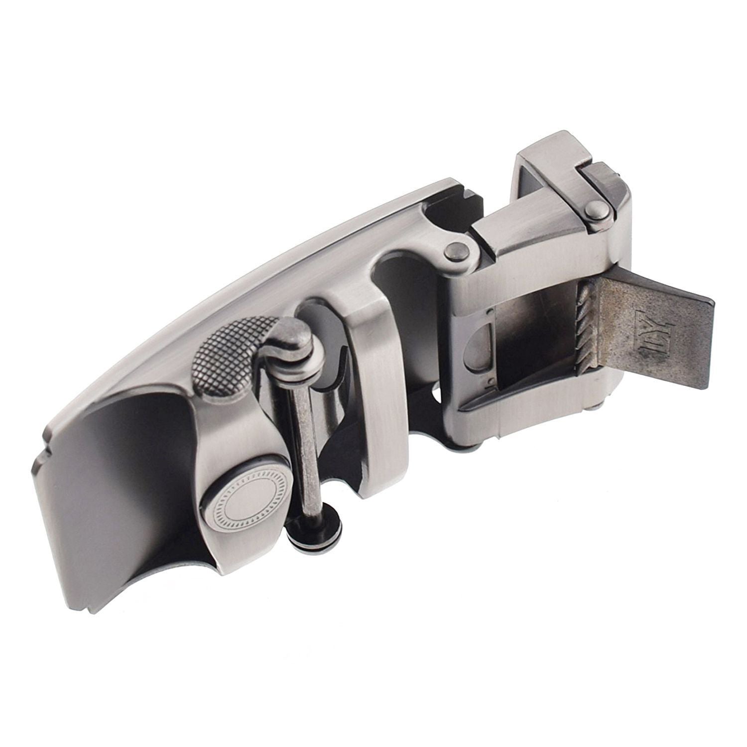 QHA Mens Automatic Sliding Belt Buckle Replacement for Ratchet Leather Belt A70