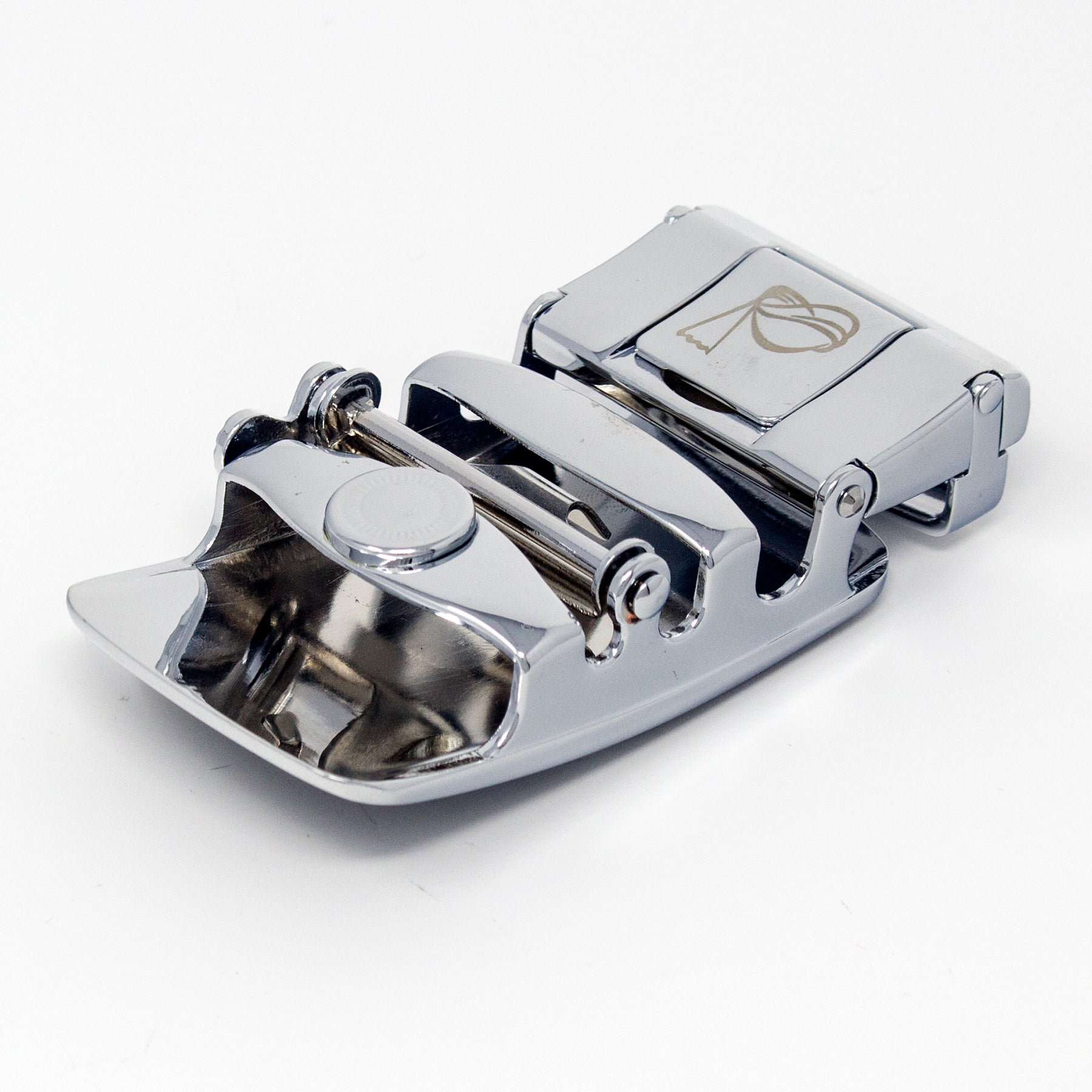 QHA Mens Automatic Sliding Belt Buckle Replacement for Ratchet Leather Belt A72