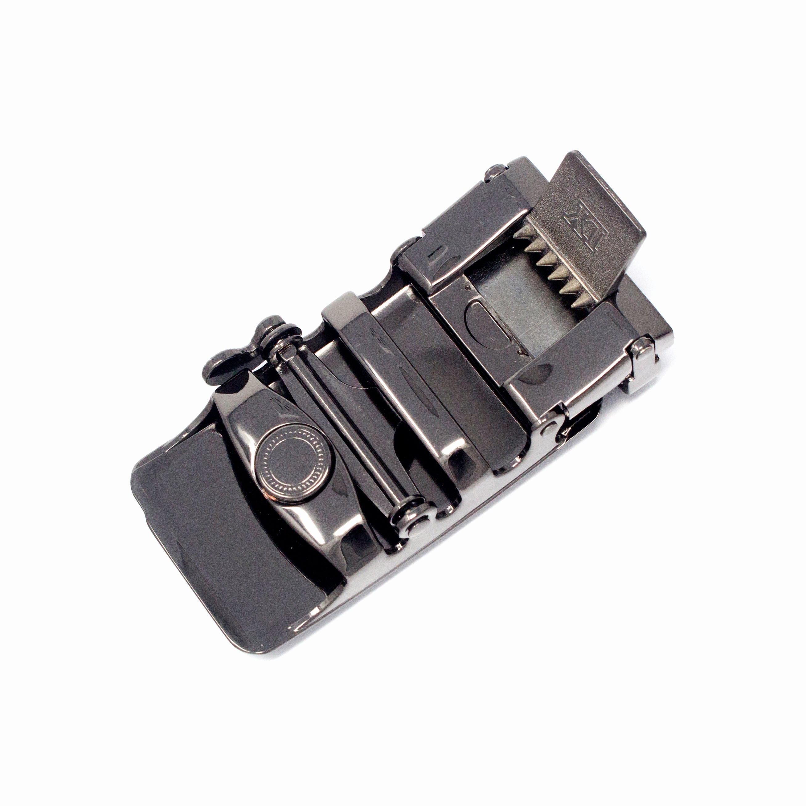 QHA Mens Automatic Sliding Belt Buckle Replacement for Ratchet Leather Belt A73