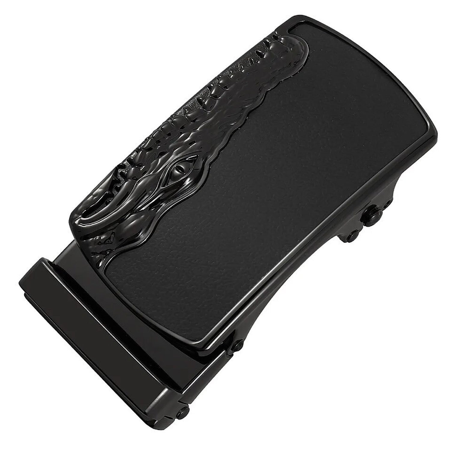 QHA Mens Automatic Sliding Belt Buckle Replacement for Ratchet Leather Belt A76