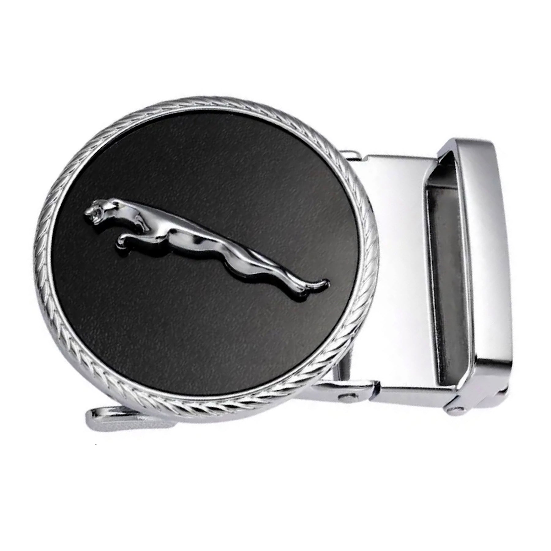 QHA Mens Automatic Sliding Belt Buckle Replacement for Ratchet Leather Belt A82