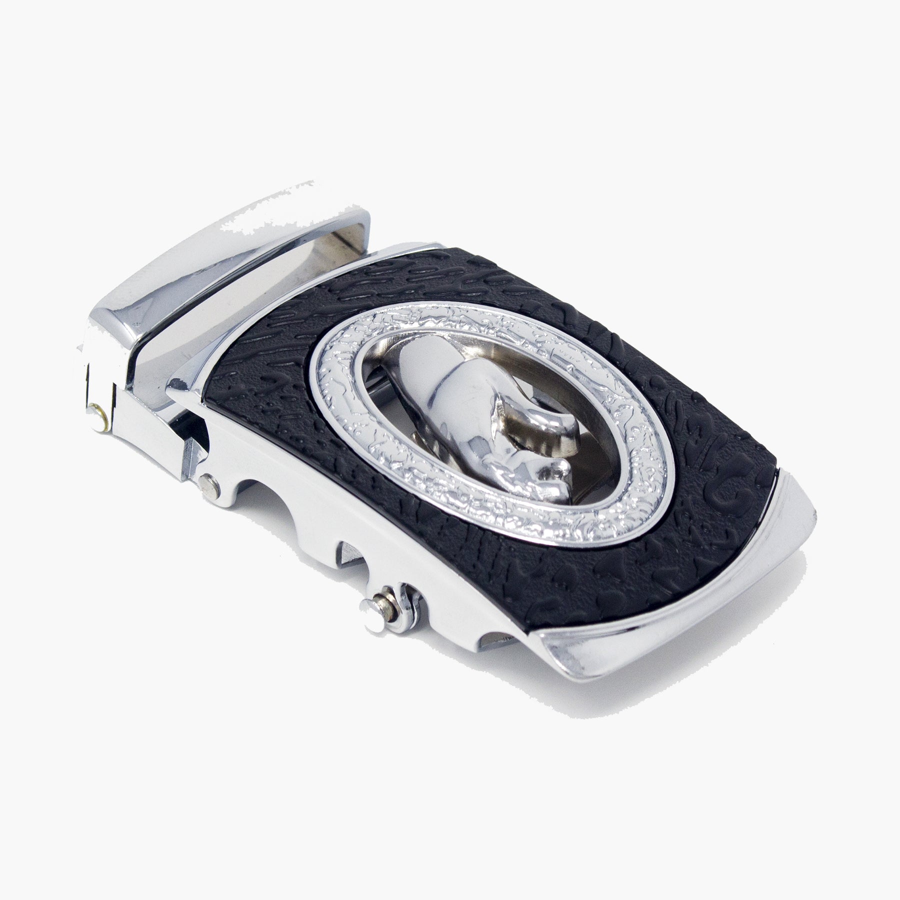 QHA Mens Automatic Sliding Belt Buckle Replacement for Ratchet Leather Belt A85