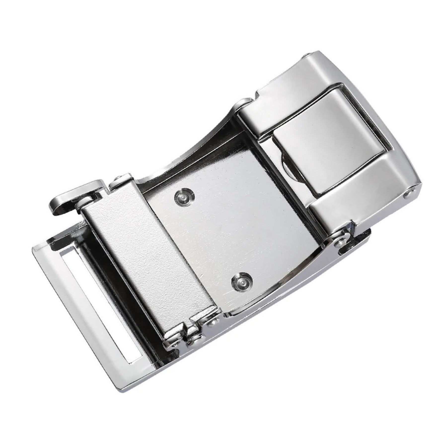 QHA Mens Automatic Sliding Belt Buckle Replacement for Ratchet Leather Belt A89