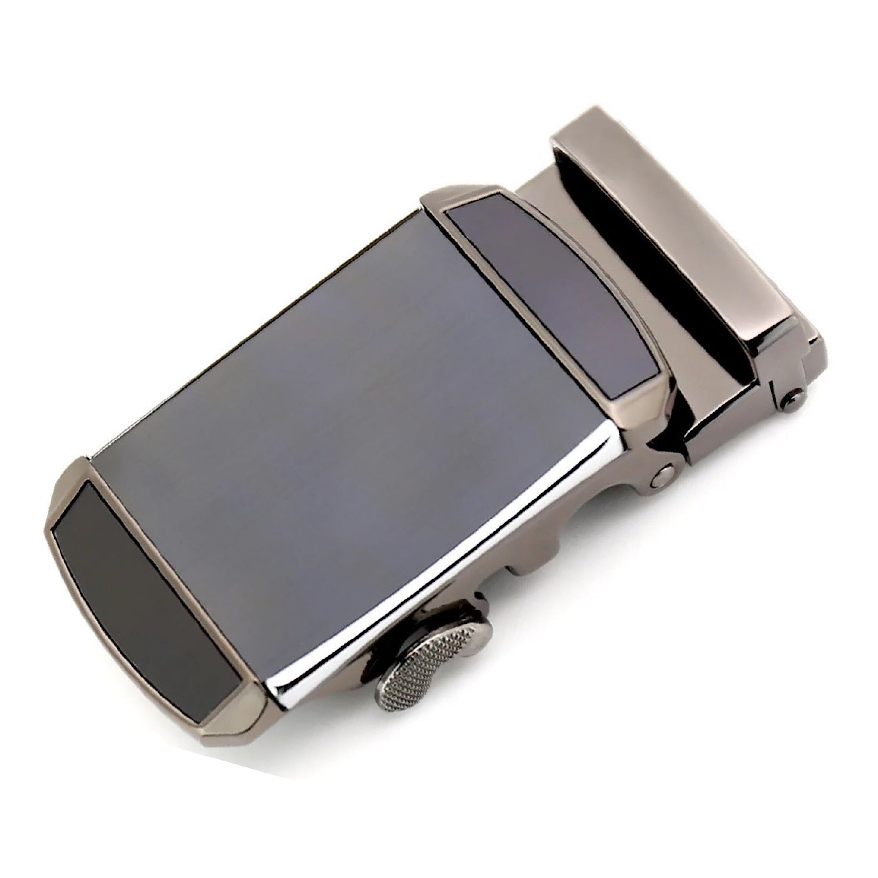 QHA Mens Automatic Sliding Belt Buckle Replacement for Ratchet Leather Belt A91