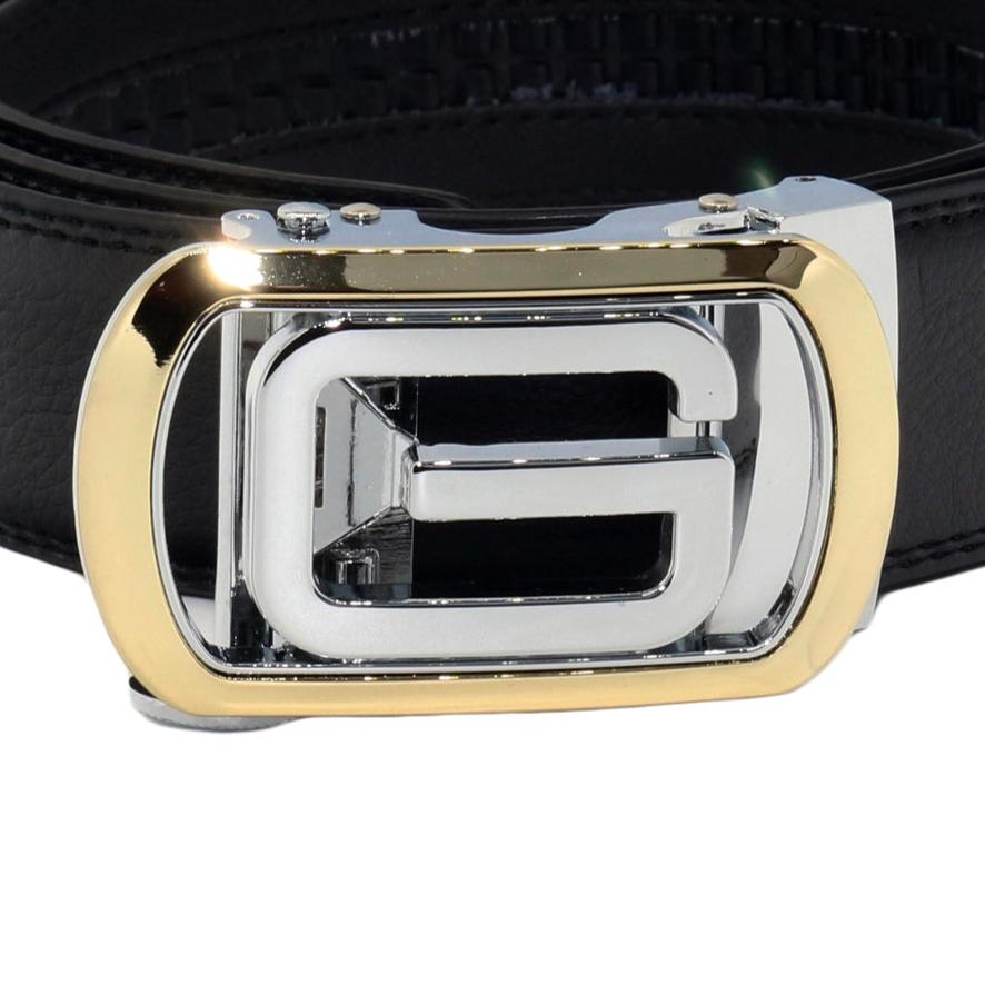 Mens Automatic Sliding Belt Buckle Replacement for Ratchet Leather Belts A93