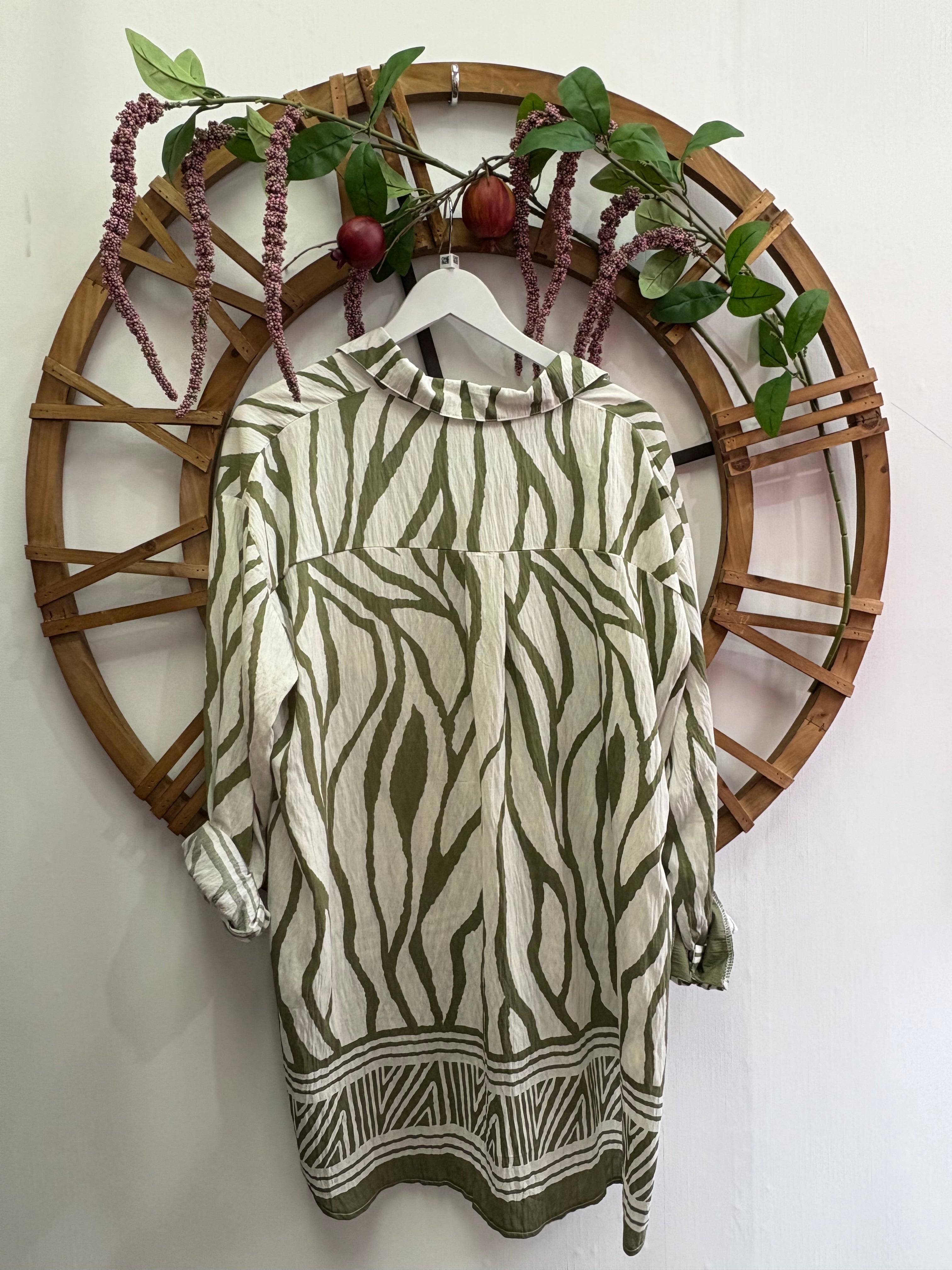 Luxtyle Zebra Co-ord Set – One Size (Fits 8–16/18)