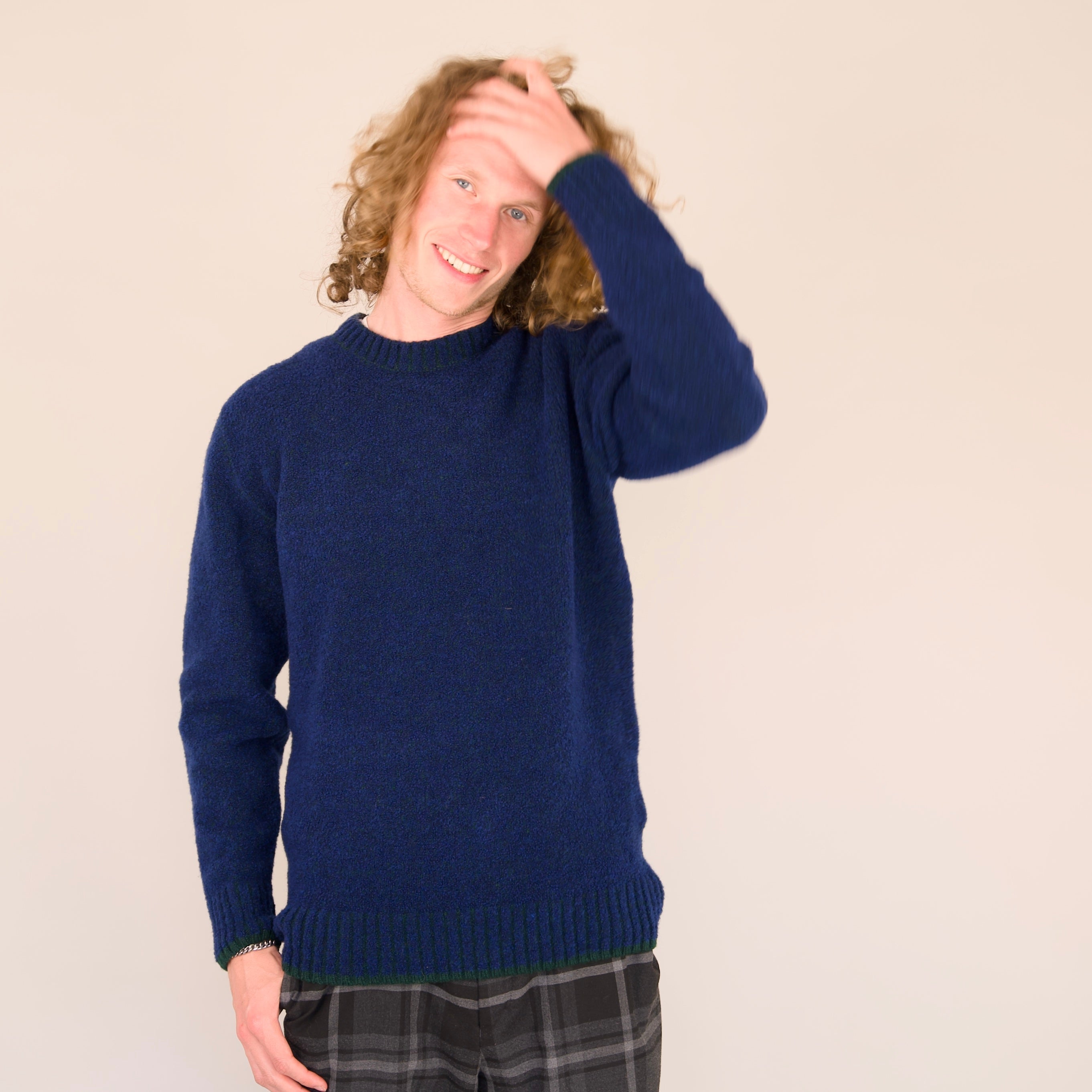 Soufflé Piccadilly Rustic Lambswool Jumper – Ultra Soft Fluffy Knit, UK Hand-Linked