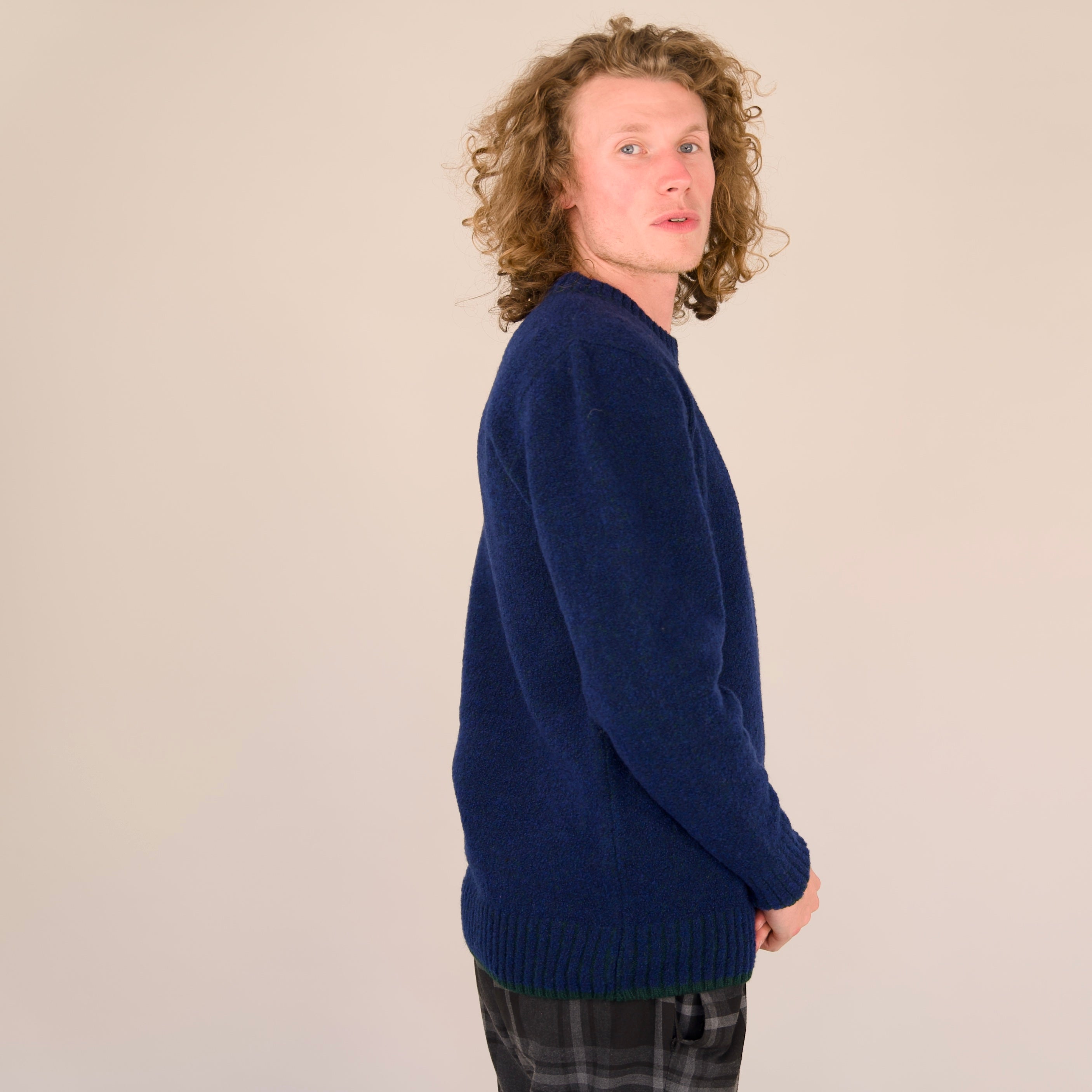 Soufflé Piccadilly Rustic Lambswool Jumper – Ultra Soft Fluffy Knit, UK Hand-Linked