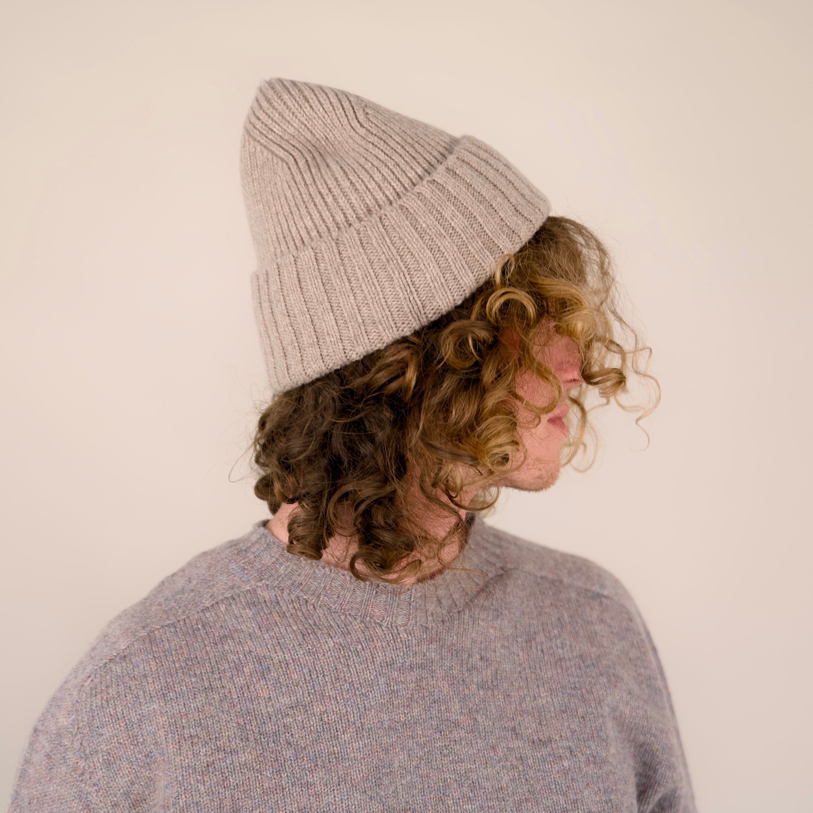 Lambswool - Furrow Hat - Cobble